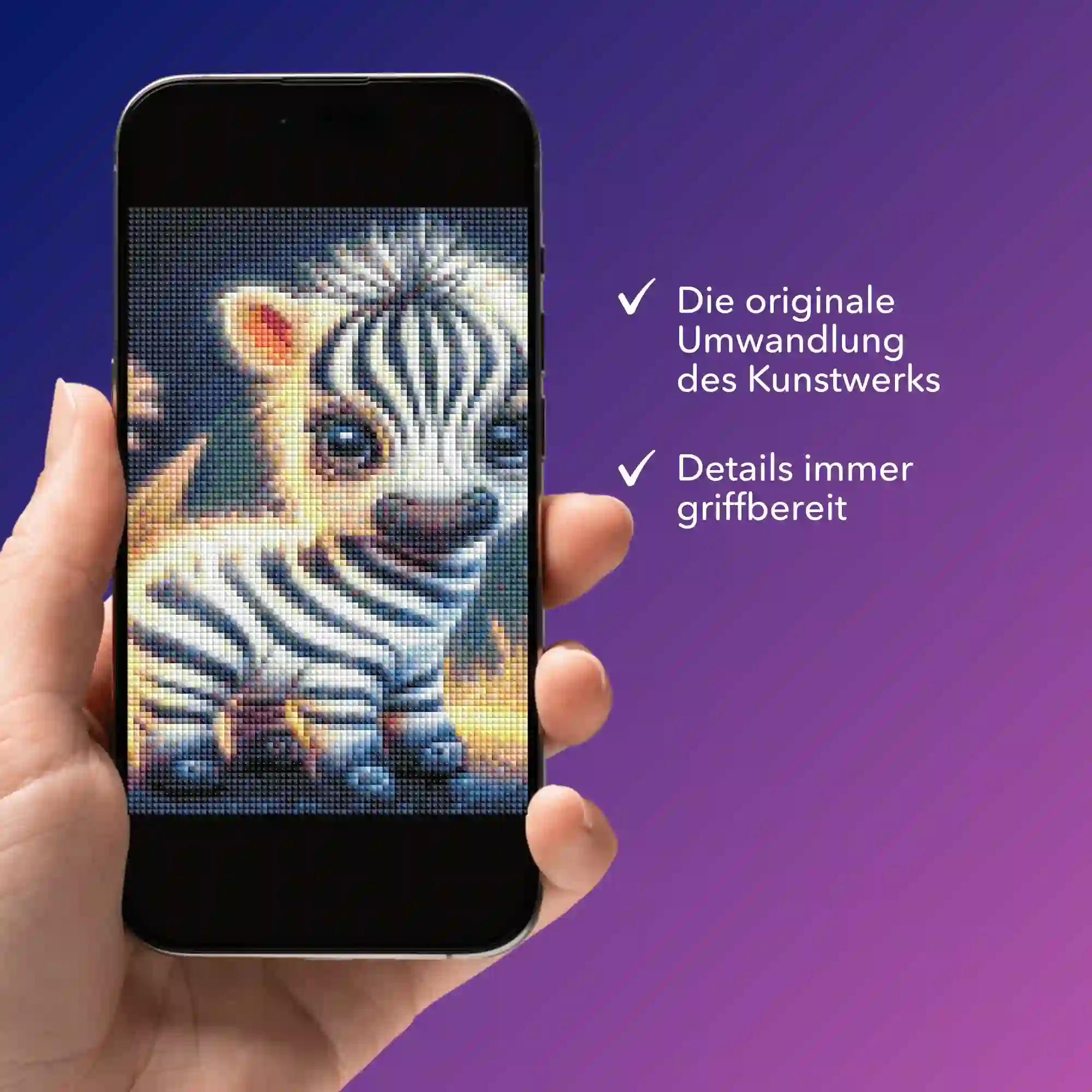 Digitale Bildmappe - Süsses Zebrababy - Image 3