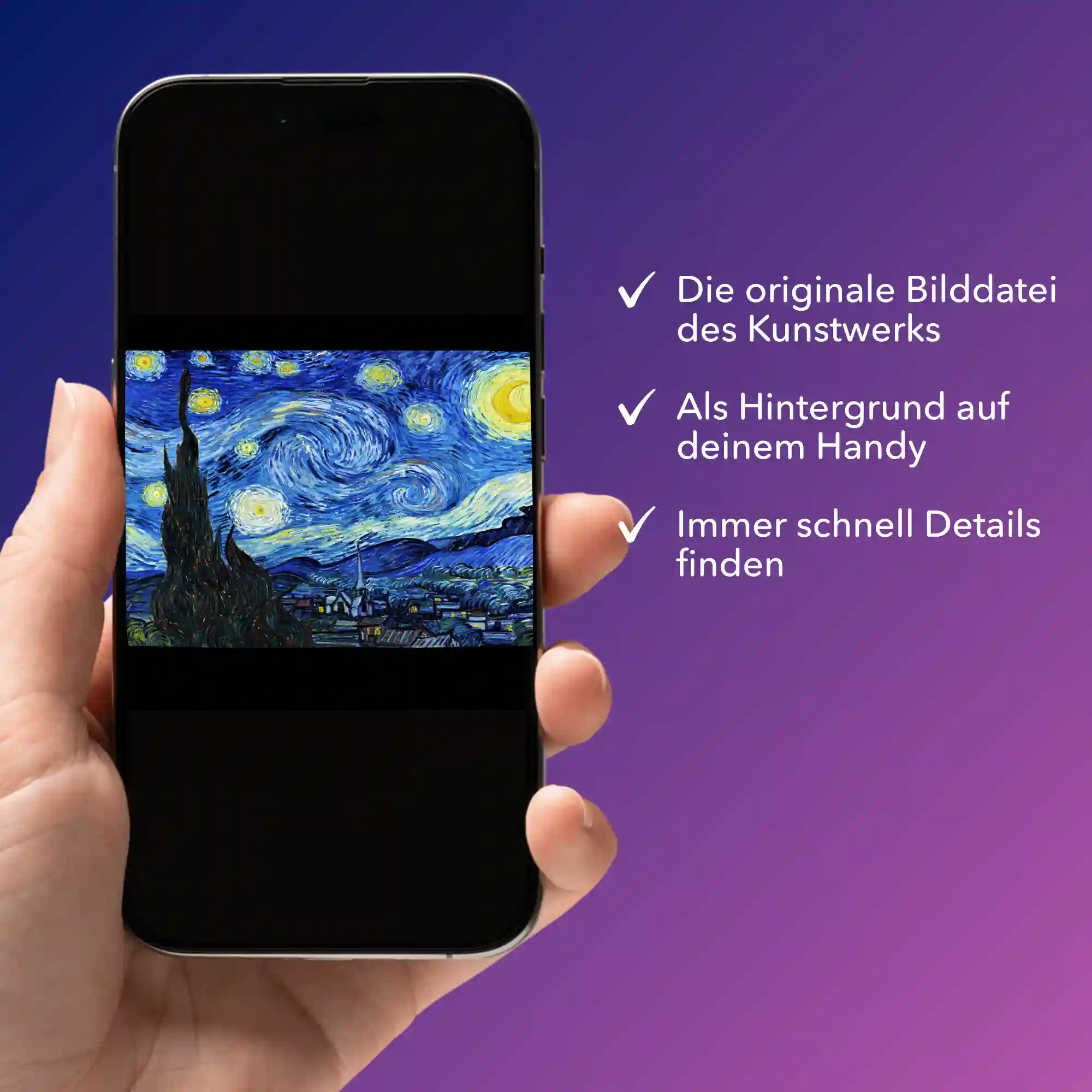 Digitale Bildmappe - Van Gogh "Sternennacht" - Image 2