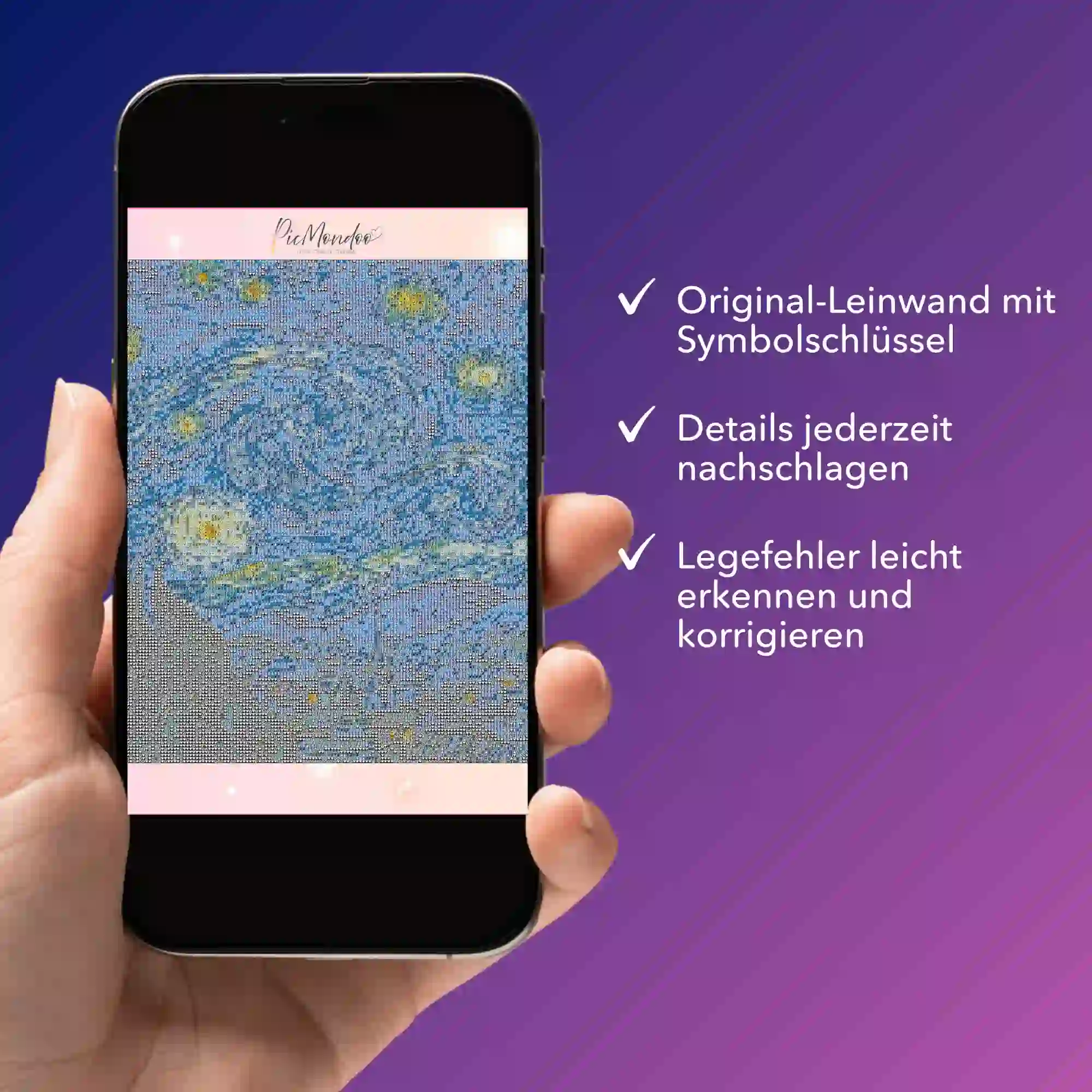 Digitale Bildmappe - Van Gogh "Sternennacht" - Image 4