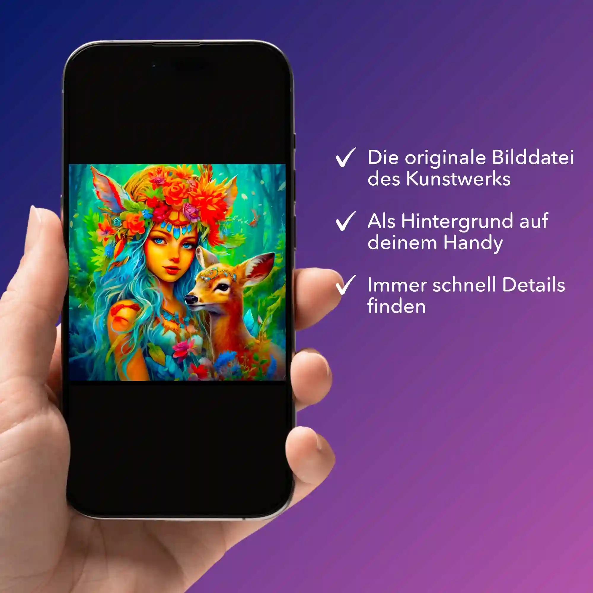 Digitale Bildmappe - Waldmädchen - Image 2