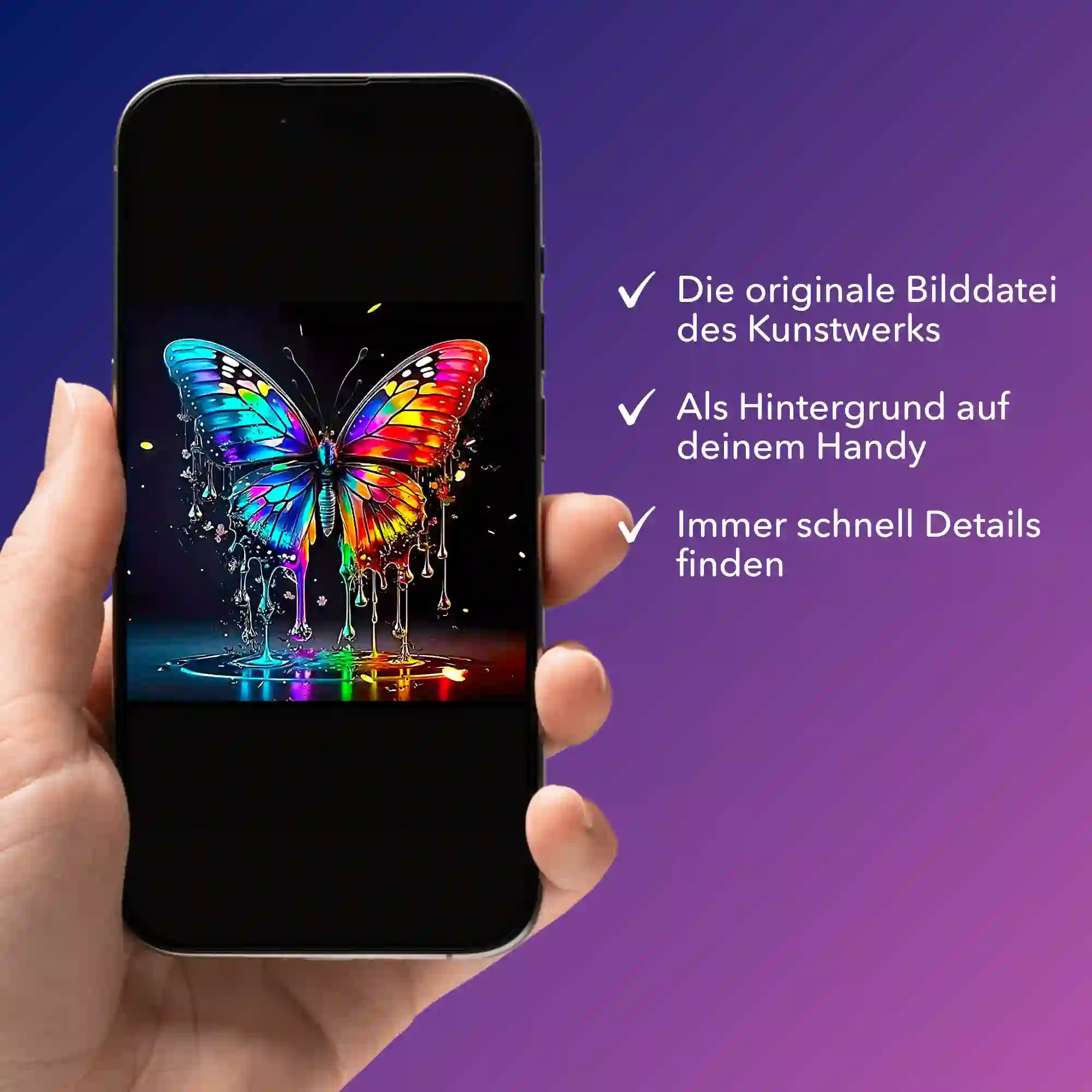 Digitale Bildmappe - Waterdrop Butterfly - Image 2