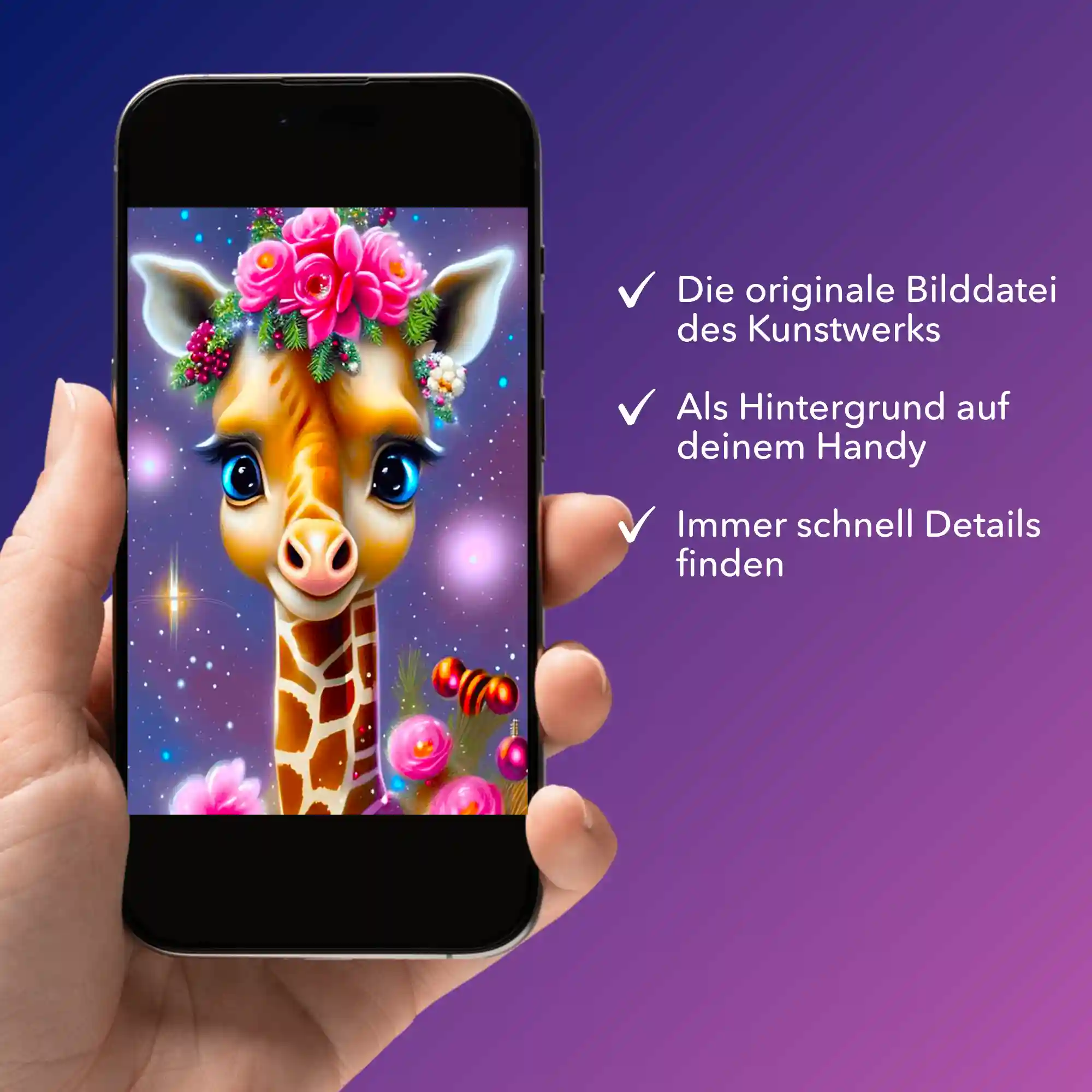 Digitale Bildmappe - Zauberhaftes Giraffenbaby - Image 2