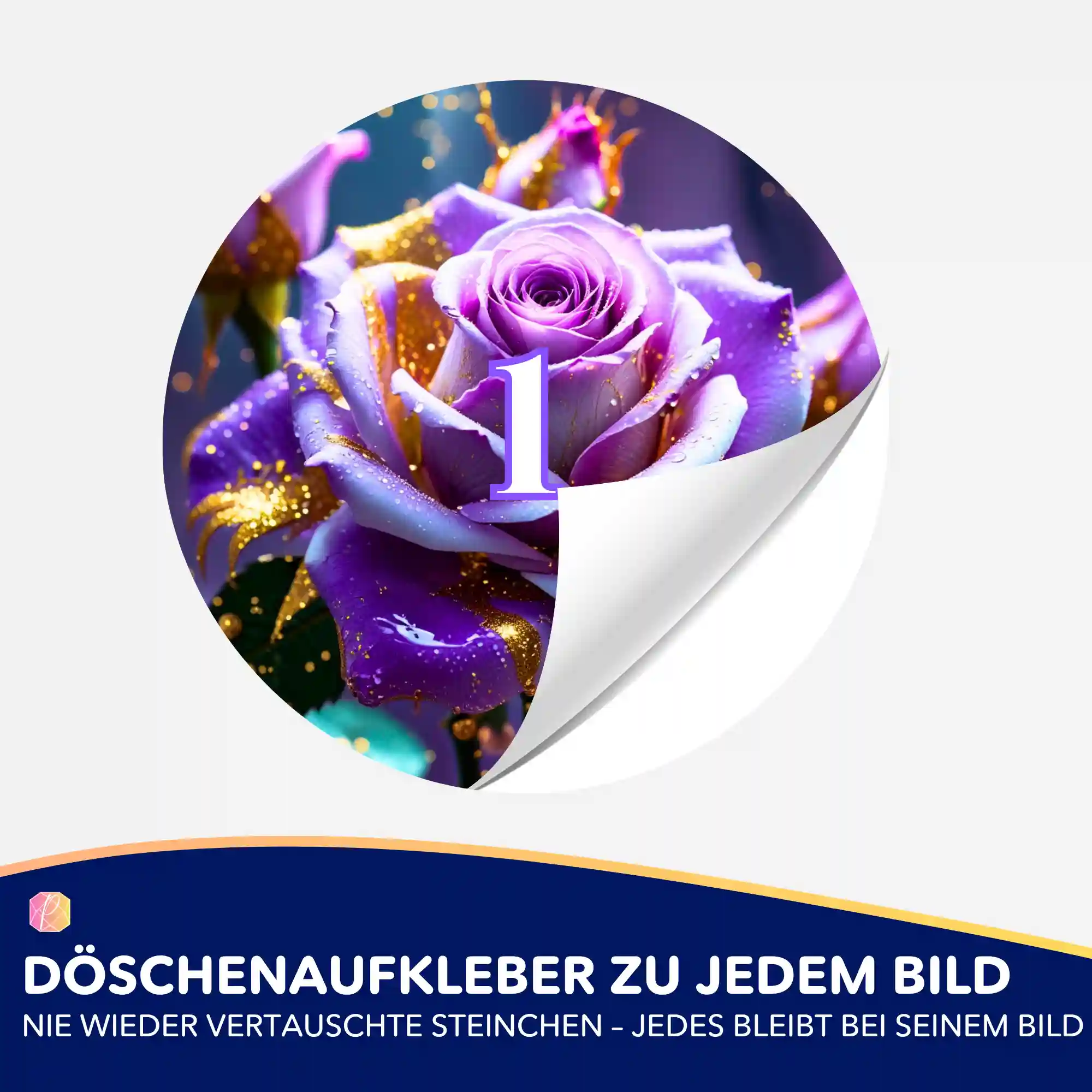 Döschenaufkleber - Amethystrose - Image 2