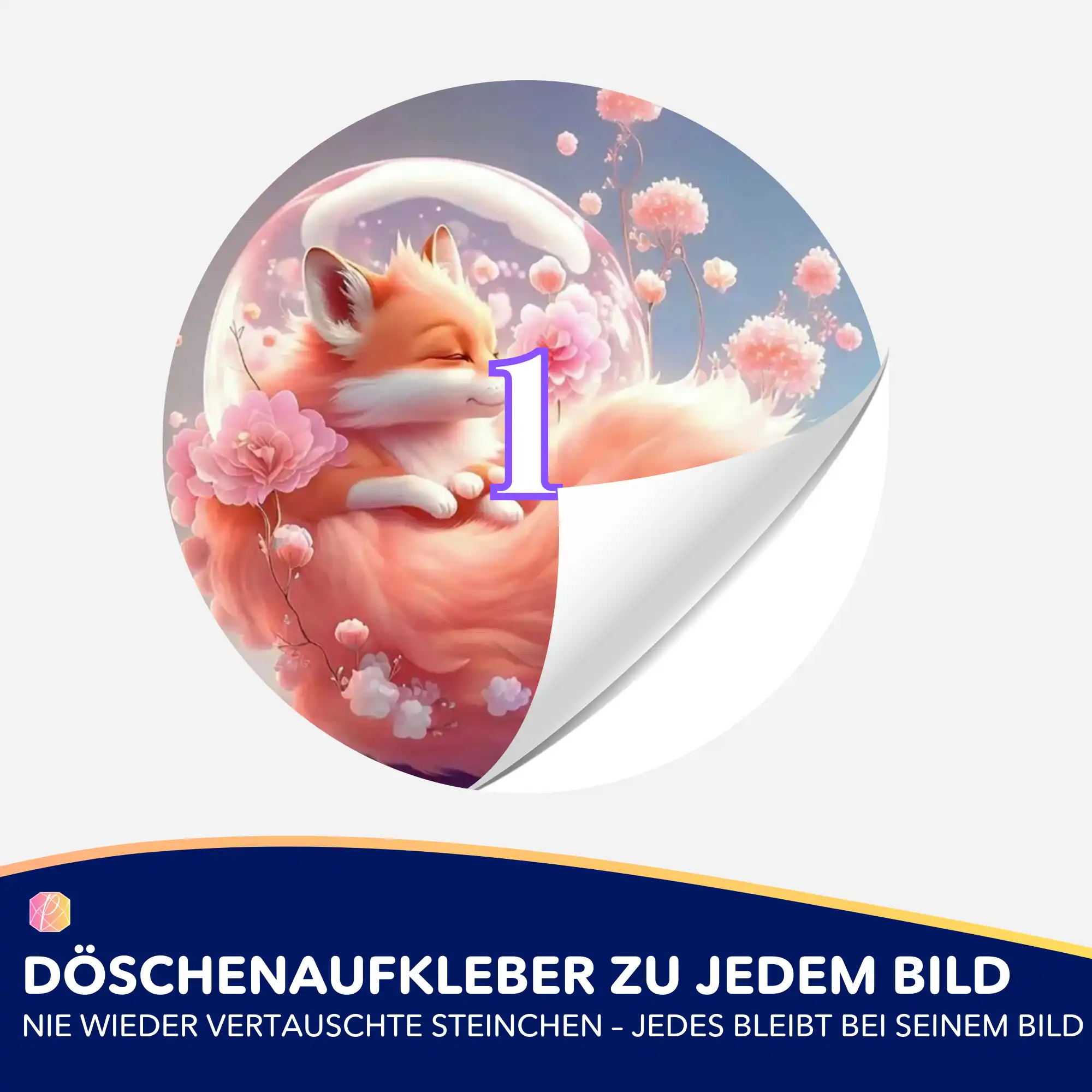 Döschenaufkleber - Apricot Foxy - Image 2