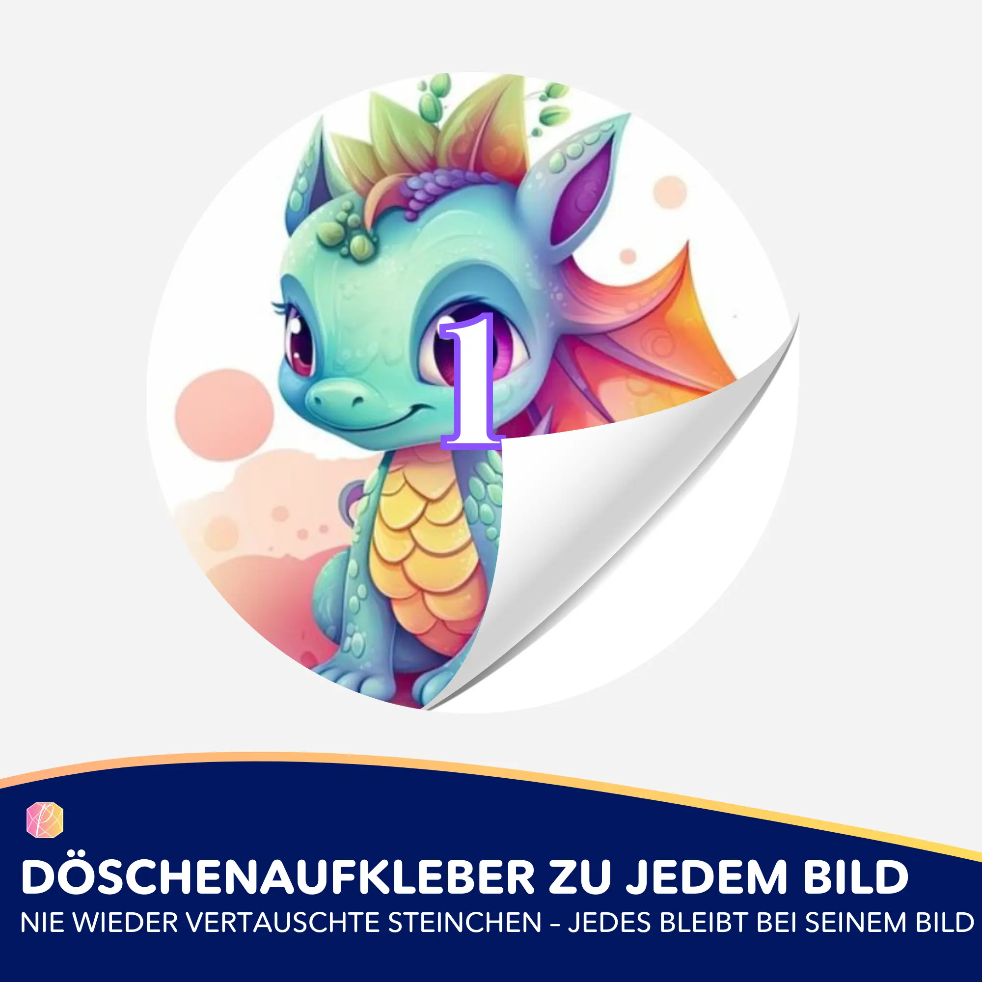 Döschenaufkleber - Color Dragon - Image 2