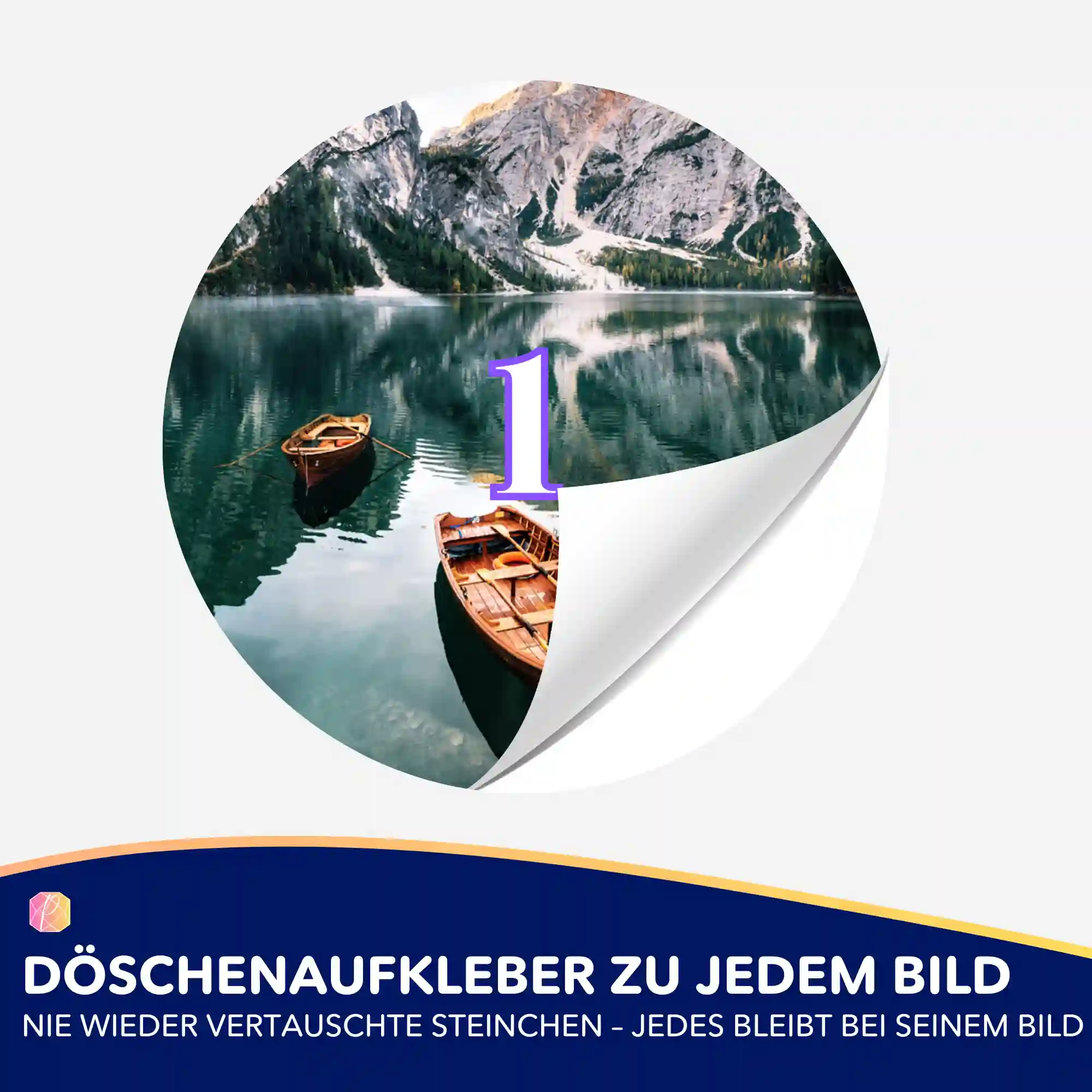 Döschenaufkleber - Das Boot am See - Image 2