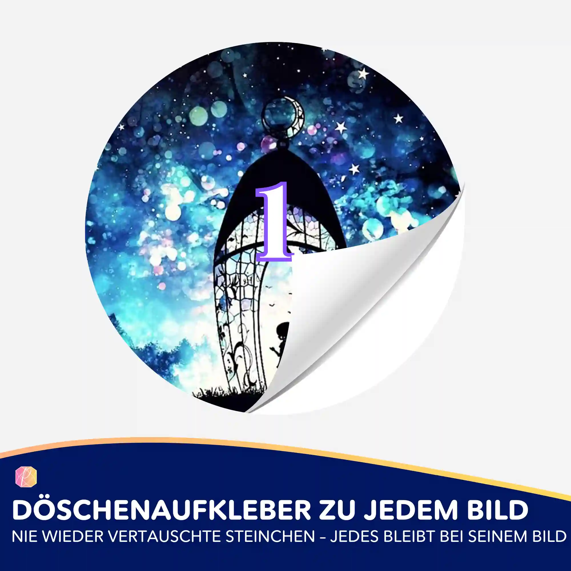 Döschenaufkleber - Engel der vielen Lichter - Image 2