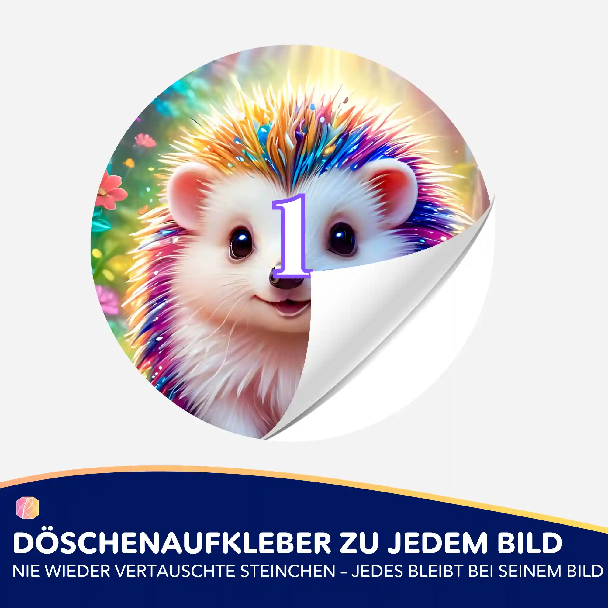 Döschenaufkleber - Fairydust Special - Igel Stups - Image 2