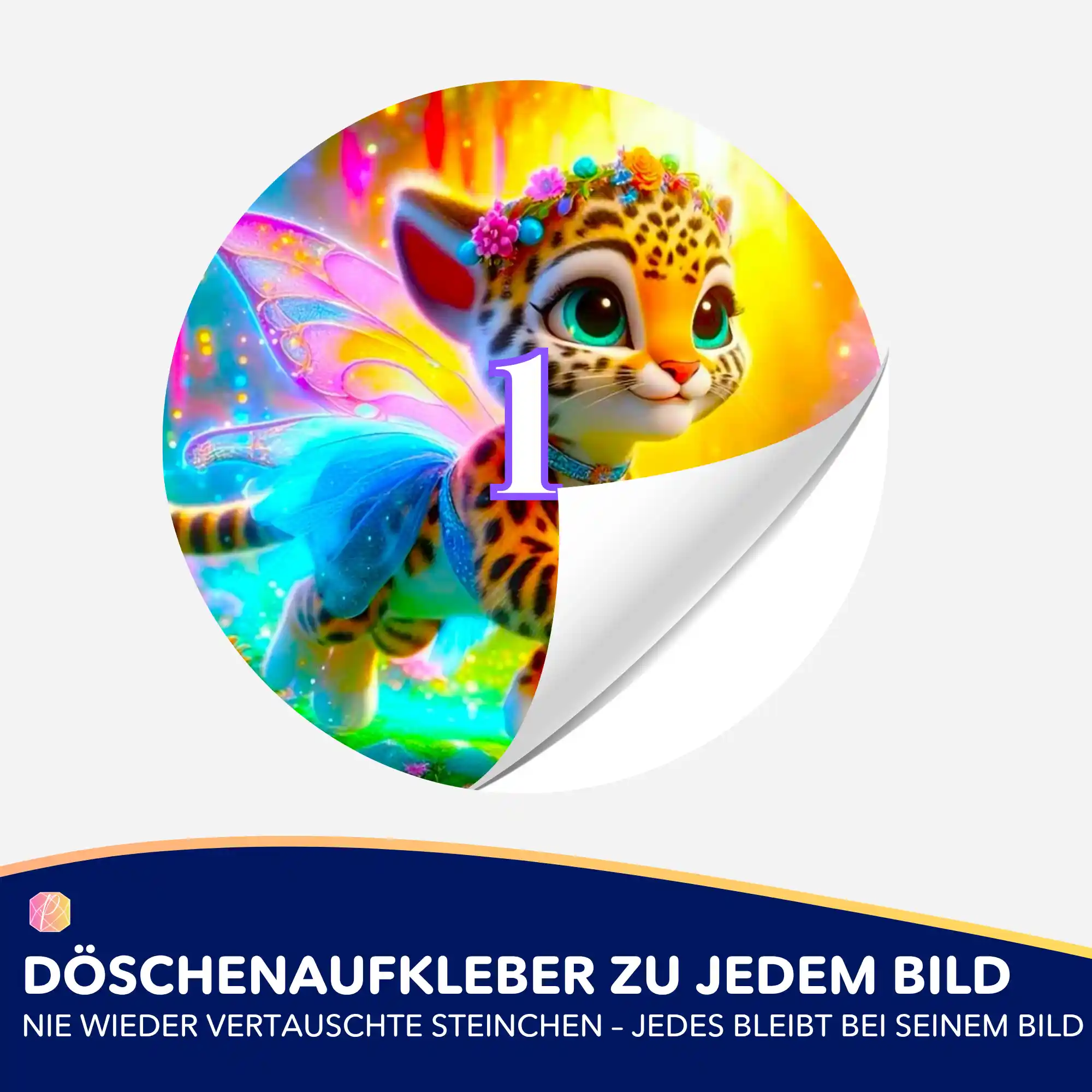 Döschenaufkleber - Finja die kleine Tigerfee - Image 2