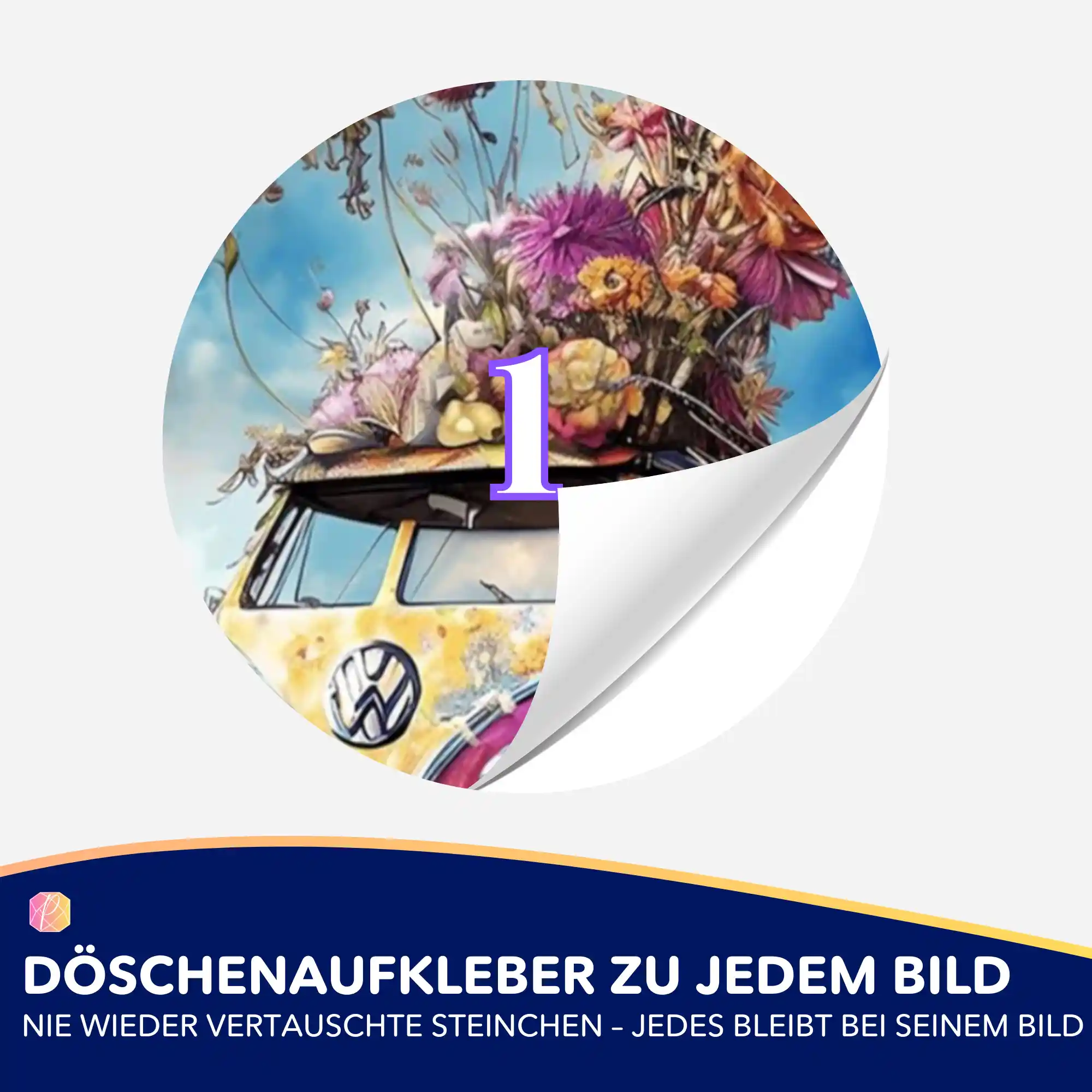Döschenaufkleber - Flower Power Bully - Image 2