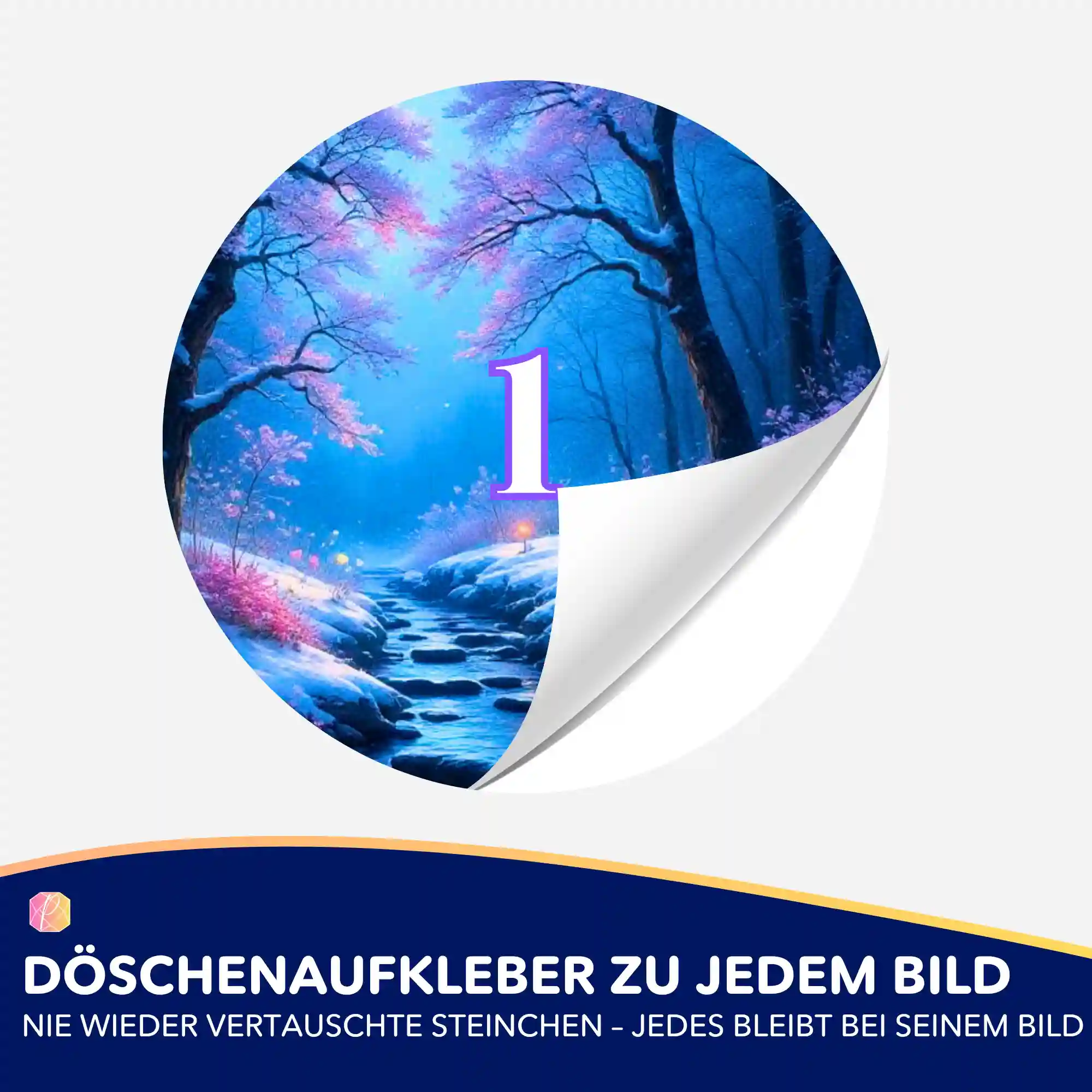 Döschenaufkleber - Fluss der Träume - Image 2