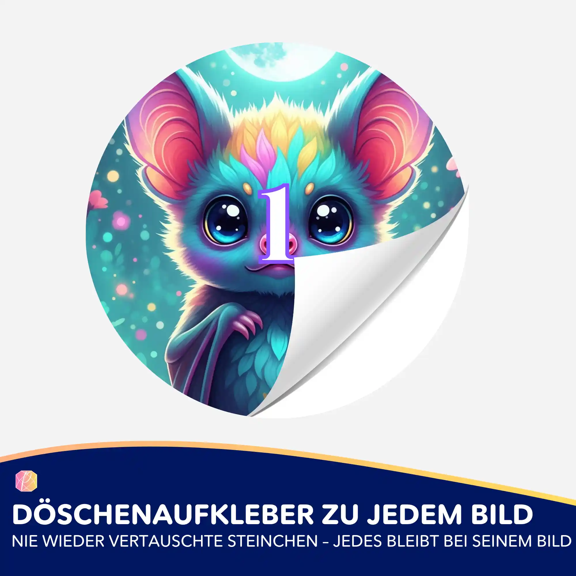 Döschenaufkleber - Freddy Fledermaus - Image 2