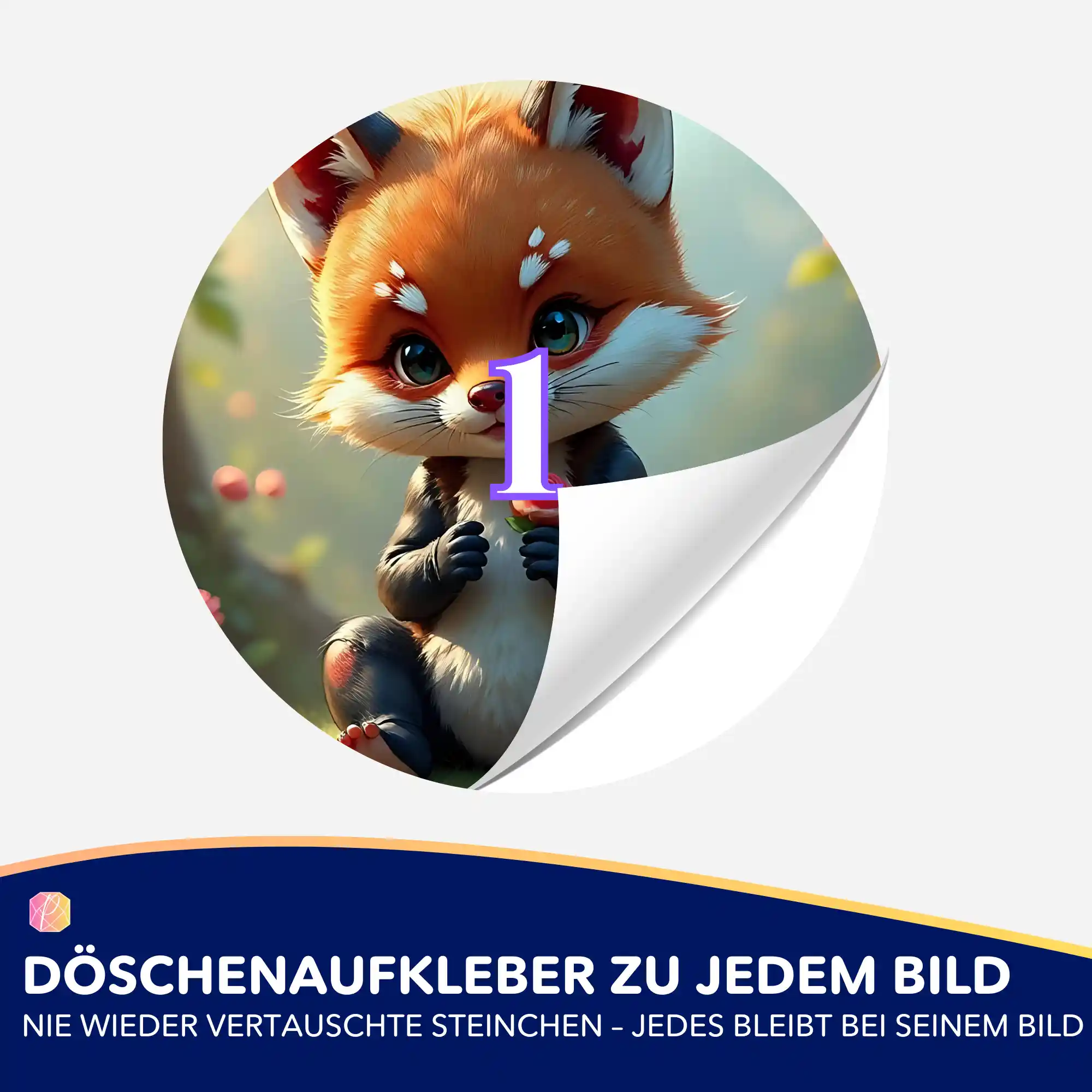 Döschenaufkleber - Fuchs Kasper - Image 2