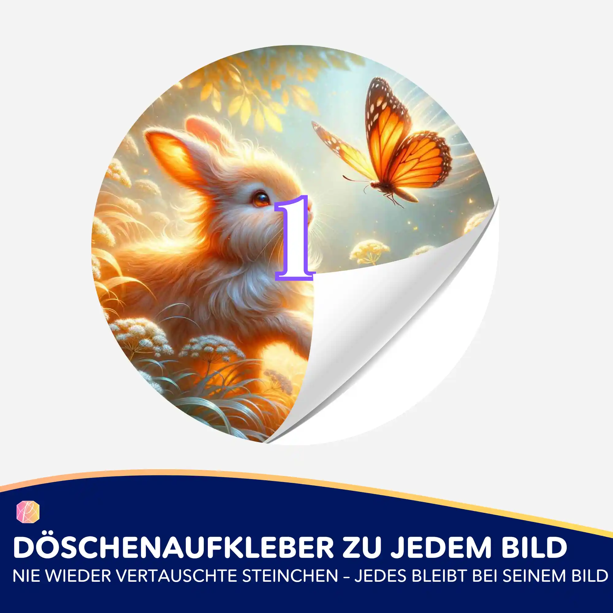 Döschenaufkleber - Häschenfreunde - Image 2