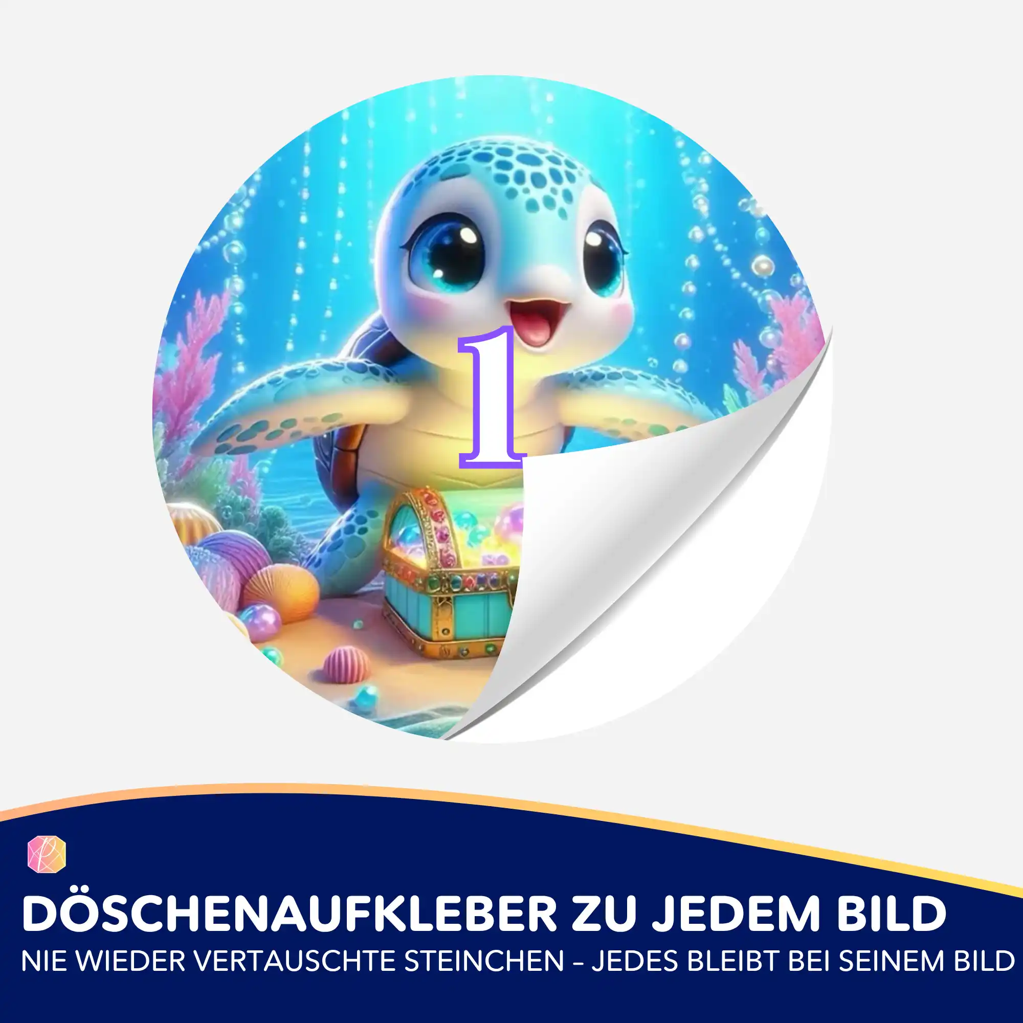 Döschenaufkleber - Kleiner Schatzwächter - Image 2