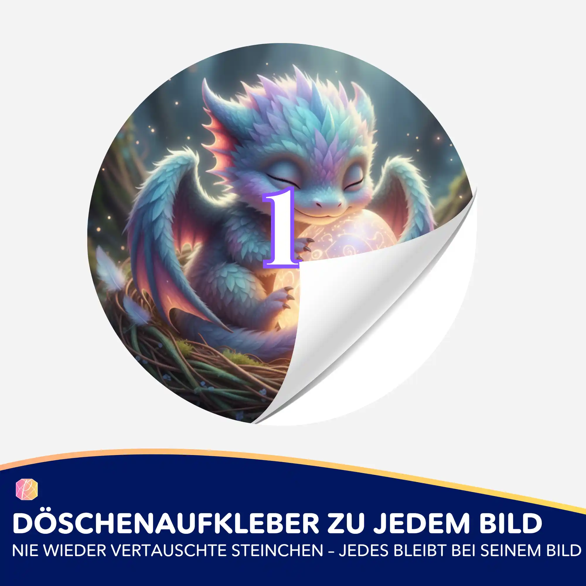 Döschenaufkleber - Lichtdrache Faye "Limited Edition" - Image 2