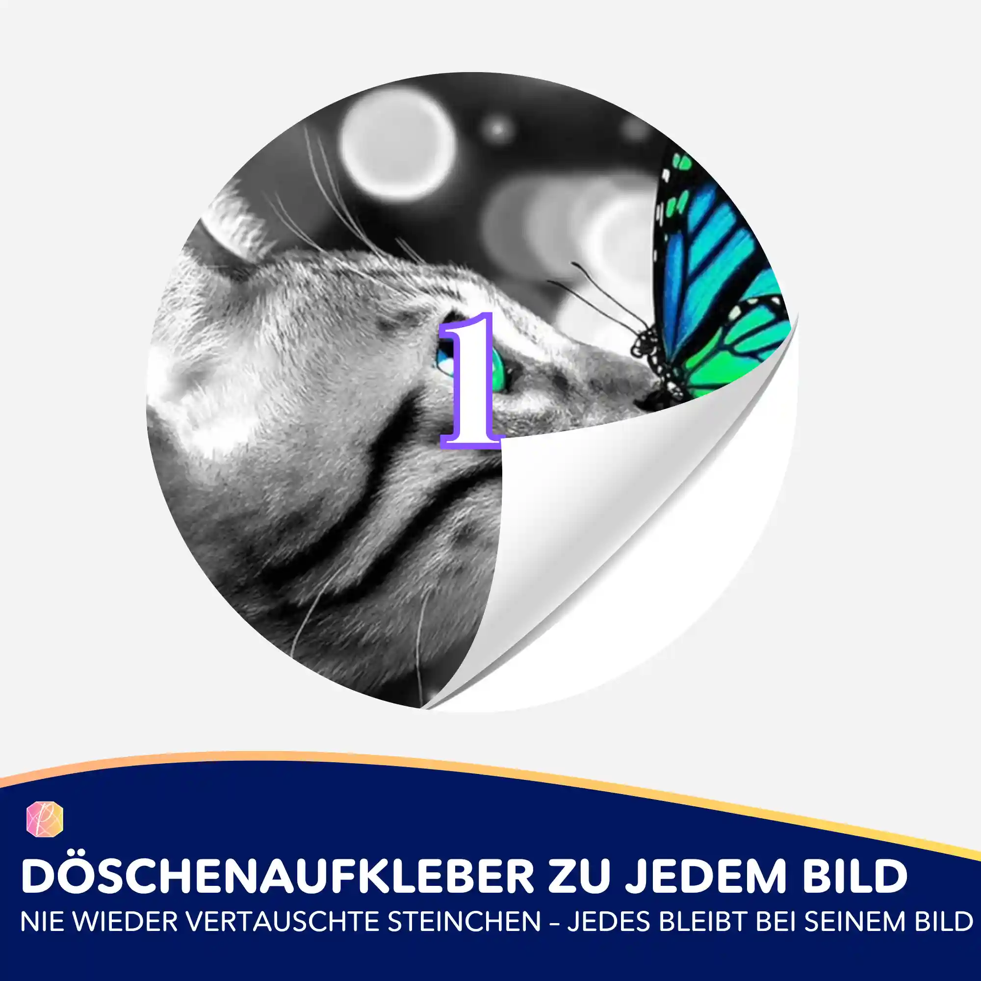 Döschenaufkleber - Lovely Cat - Image 2