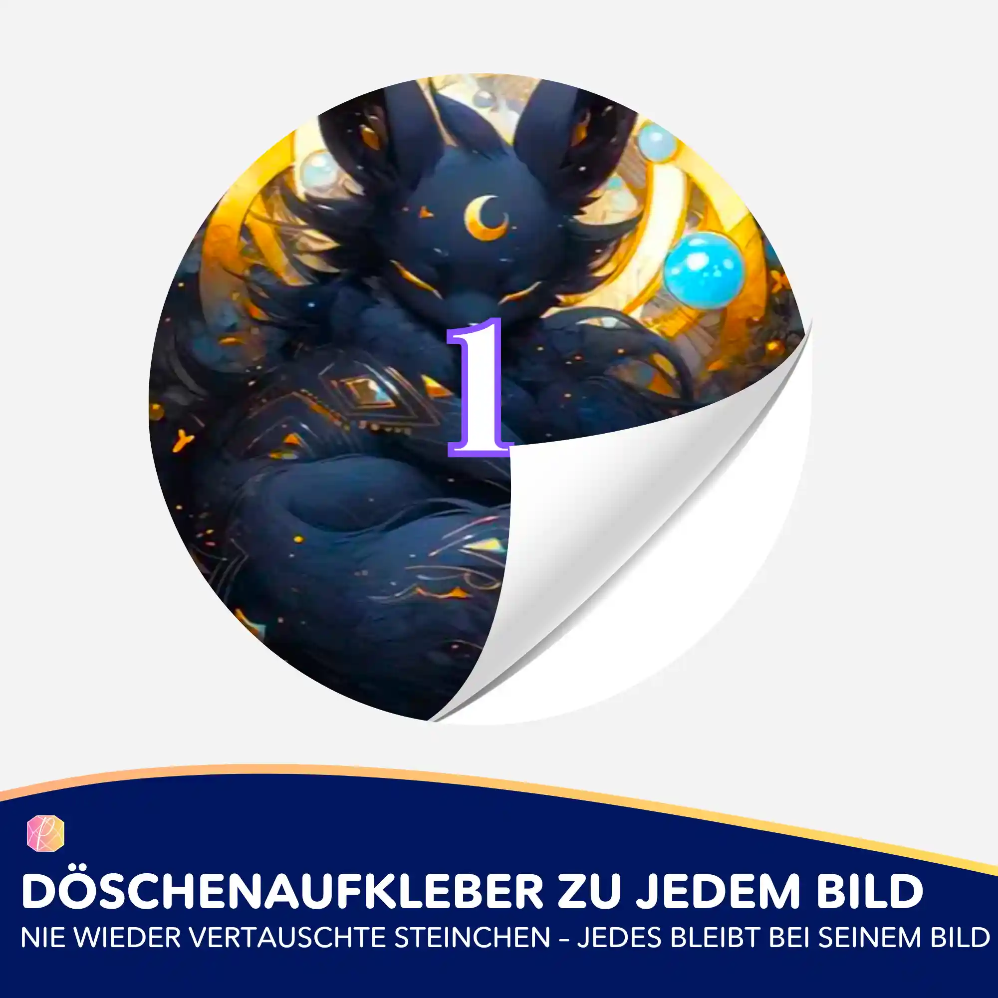 Döschenaufkleber - Mystisches Nachtwesen - Image 2
