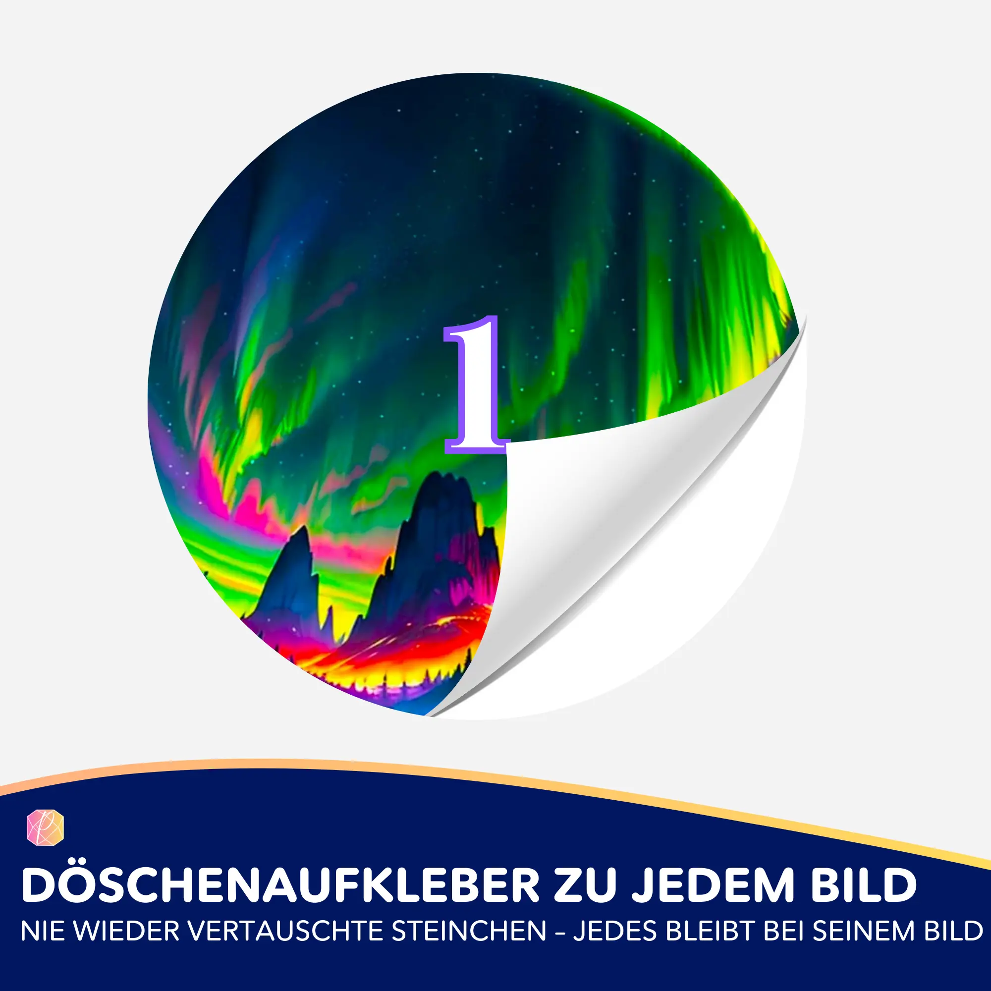 Döschenaufkleber - Nacht der bunten Lichter "Limited Edition" - Image 2