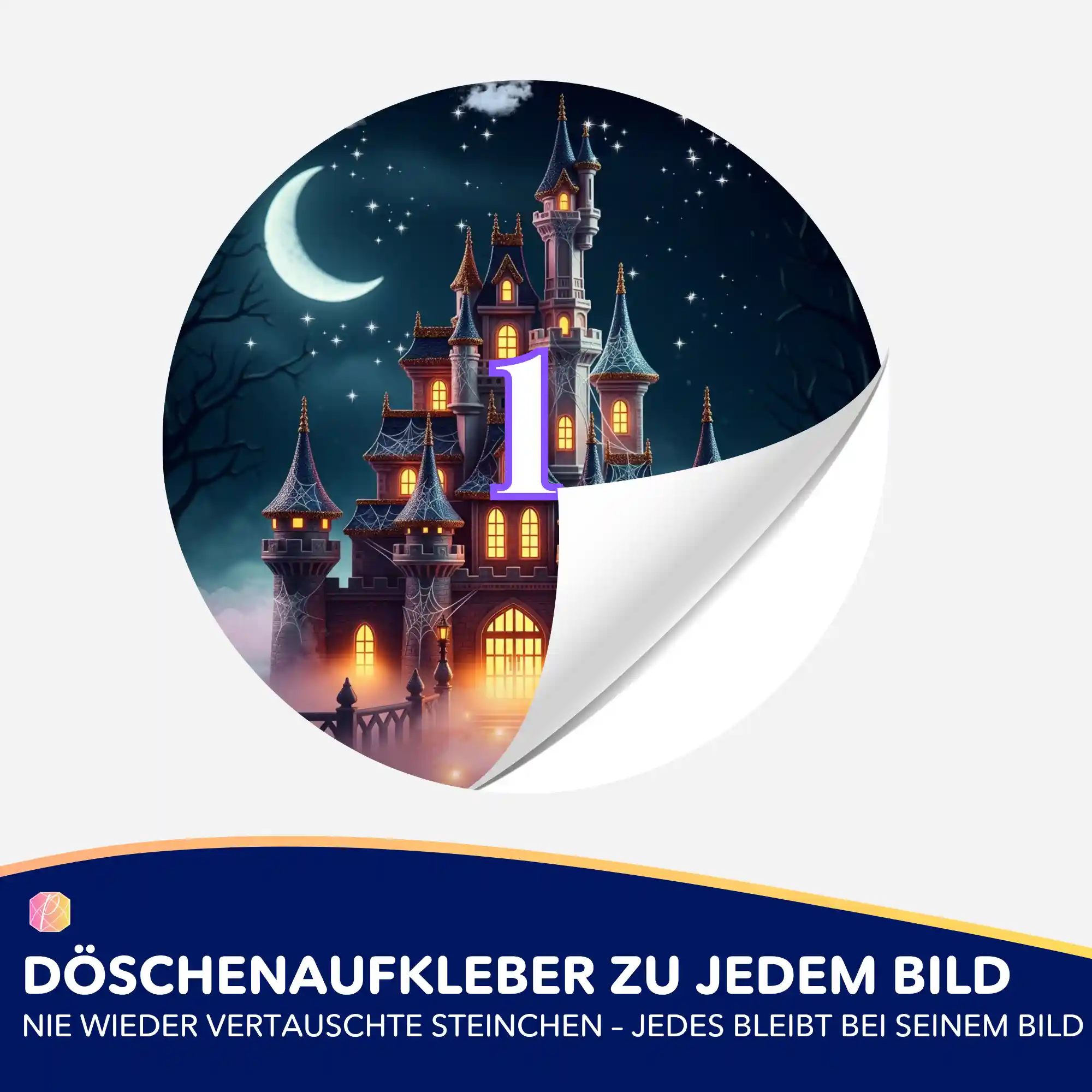 Döschenaufkleber - Nachtschloss - Image 2