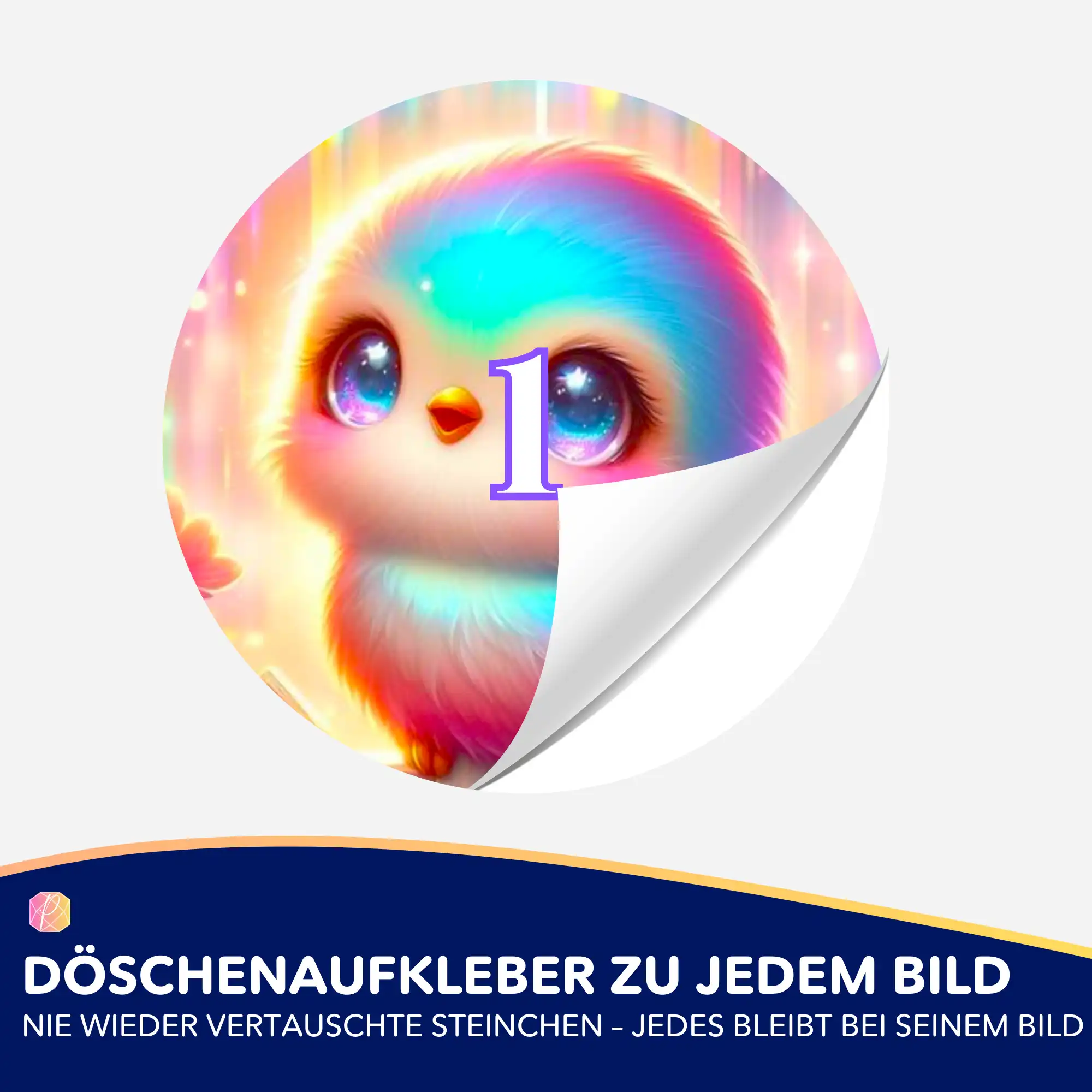Döschenaufkleber - Piepmatz Lotti - Image 2