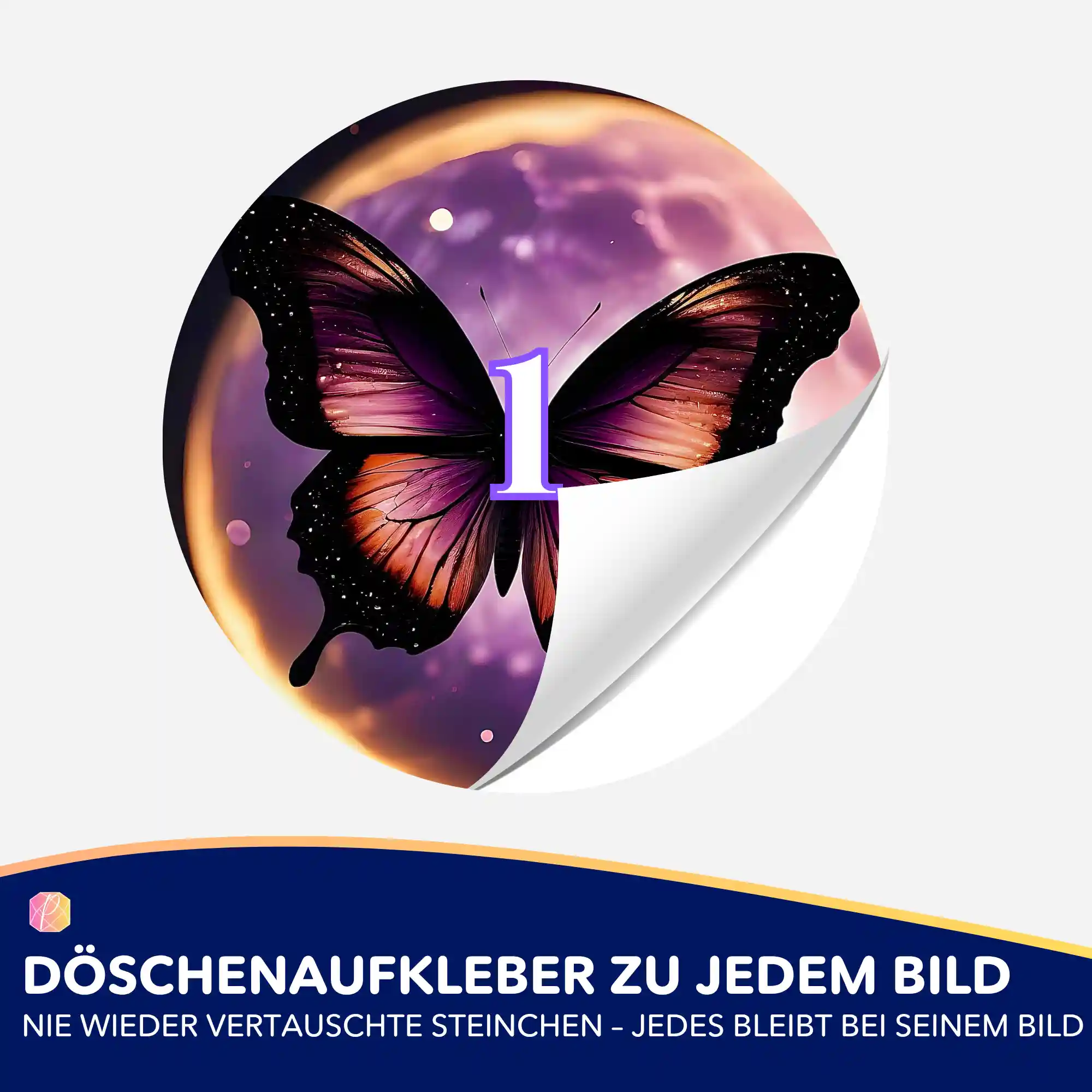 Döschenaufkleber - Purple Moon - Image 2