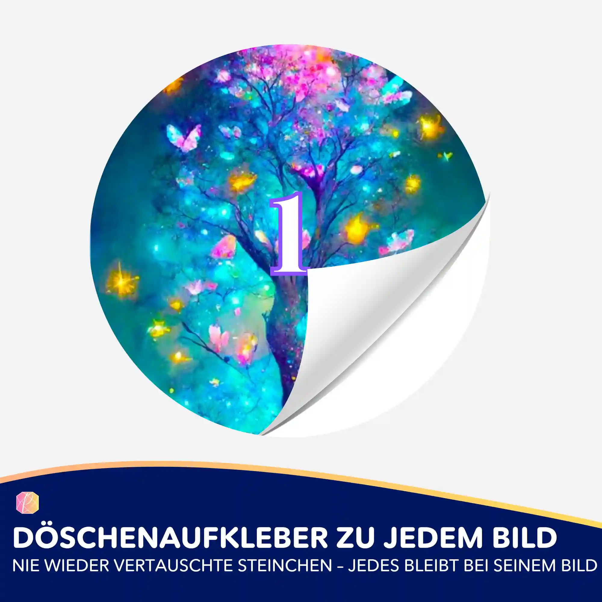 Döschenaufkleber - Schmetterlingsbaum - Image 2