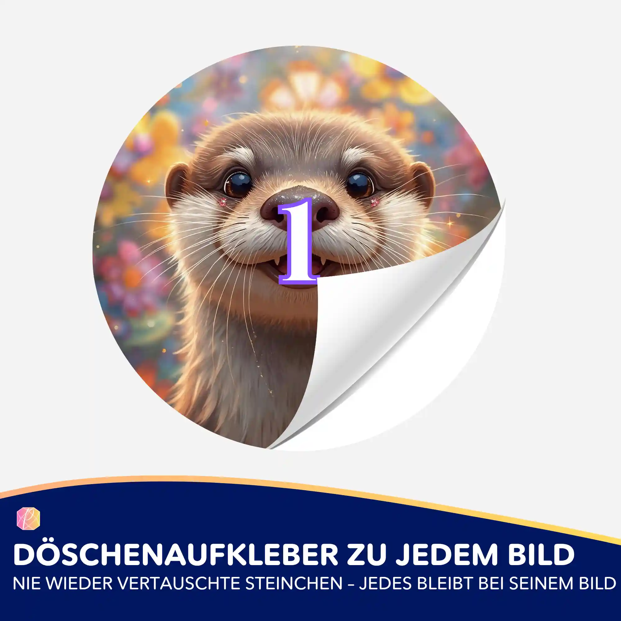 Döschenaufkleber - Sonnenschein im Fell - Image 2