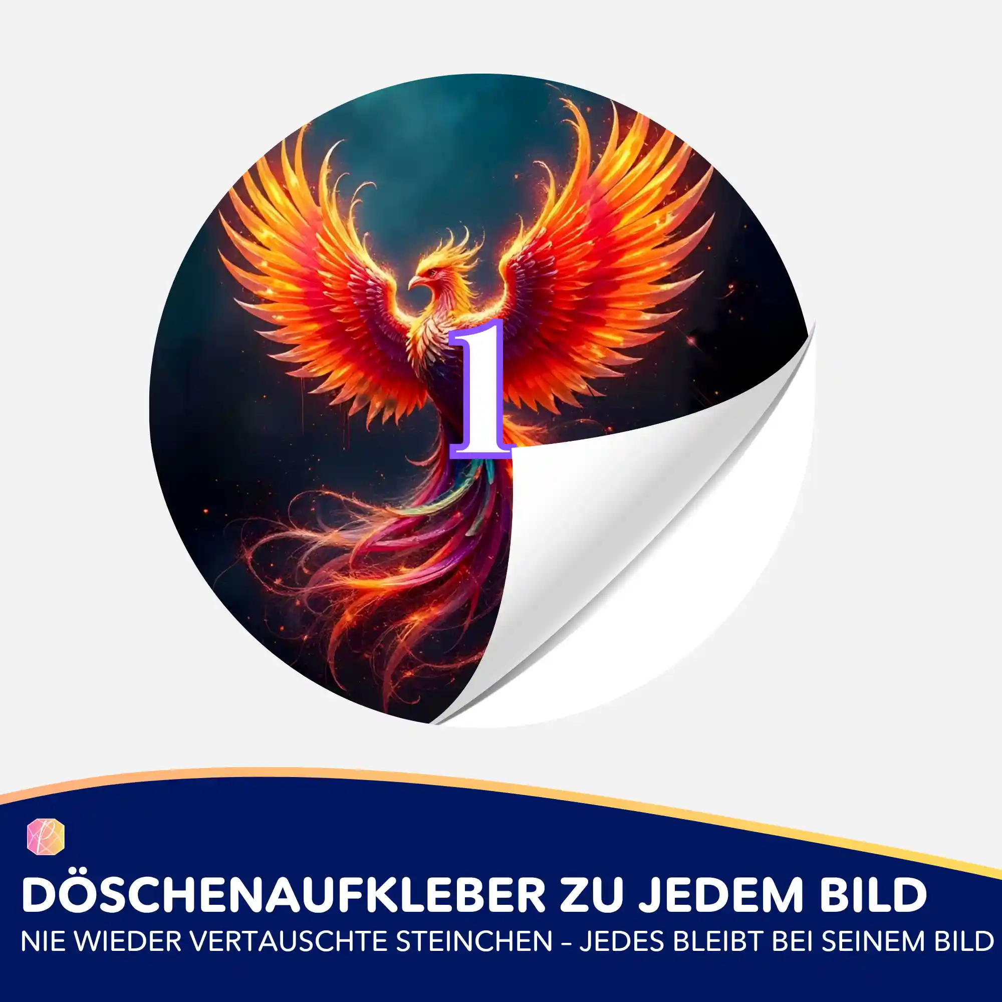 Döschenaufkleber - Sparkle Phönix - Image 2
