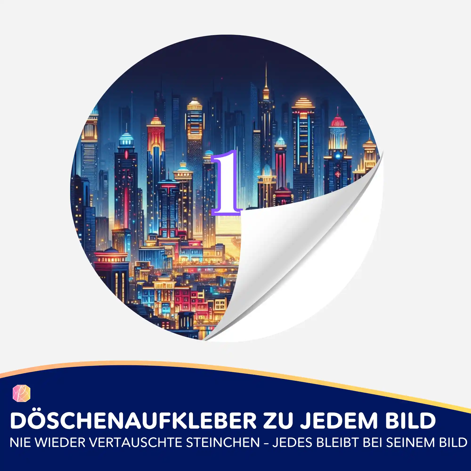 Döschenaufkleber - Stadt der Lichter "Limited Edition" - Image 2