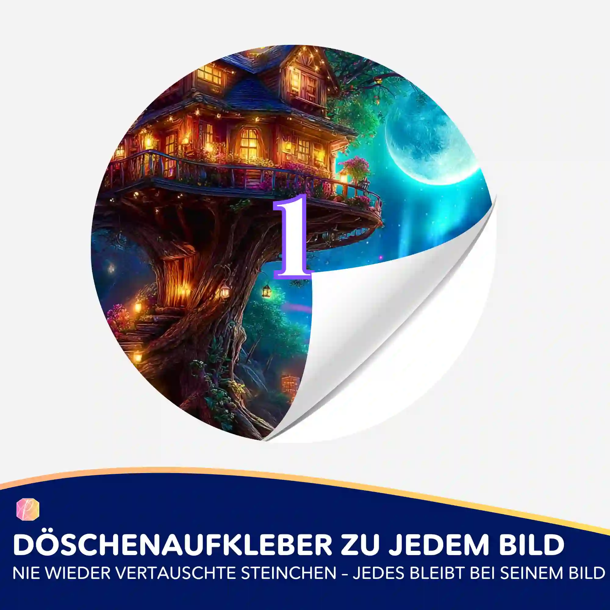 Döschenaufkleber - Sternhafen der Wanderer - Image 2