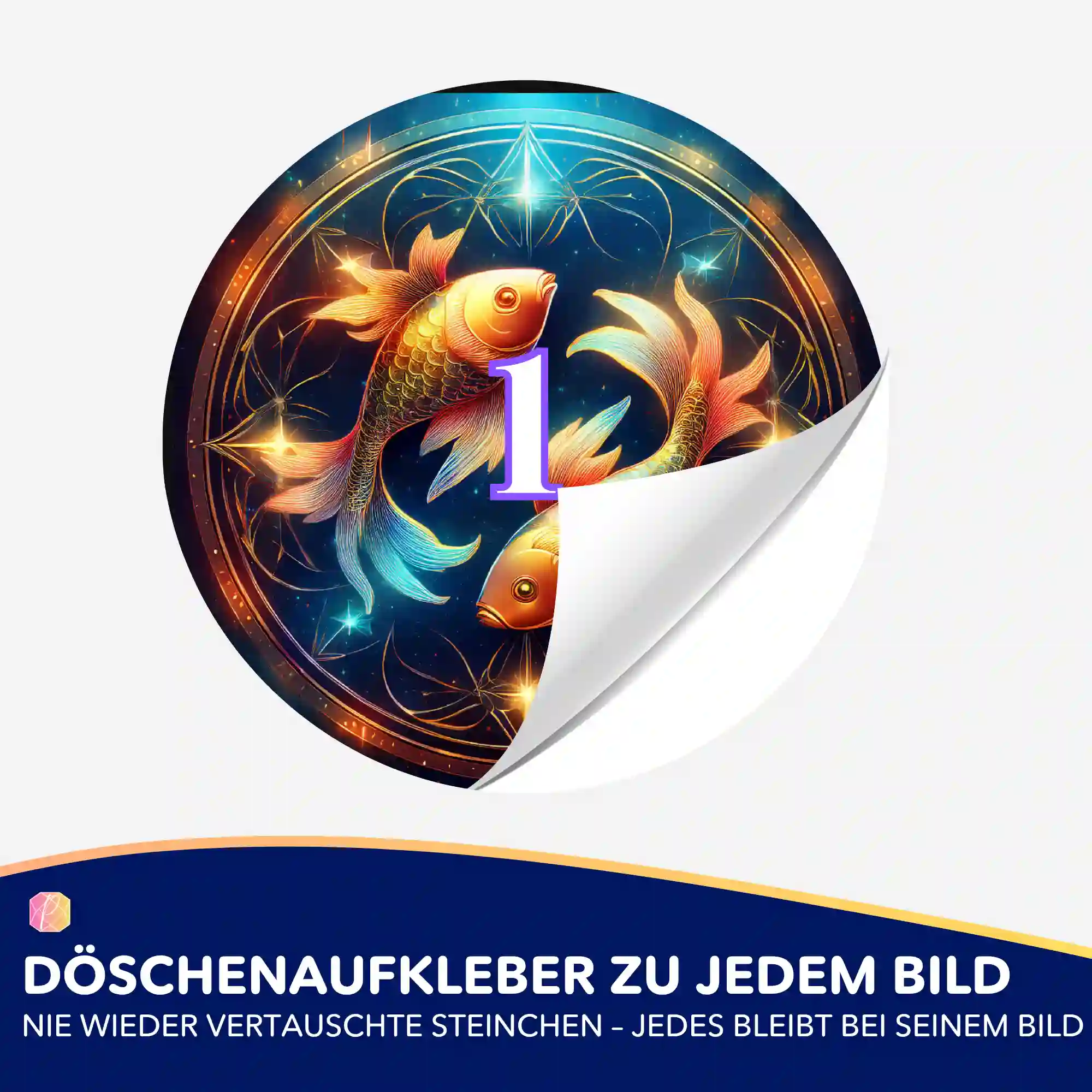 Döschenaufkleber - Sternzeichen Fisch "Limited Edition" - Image 2