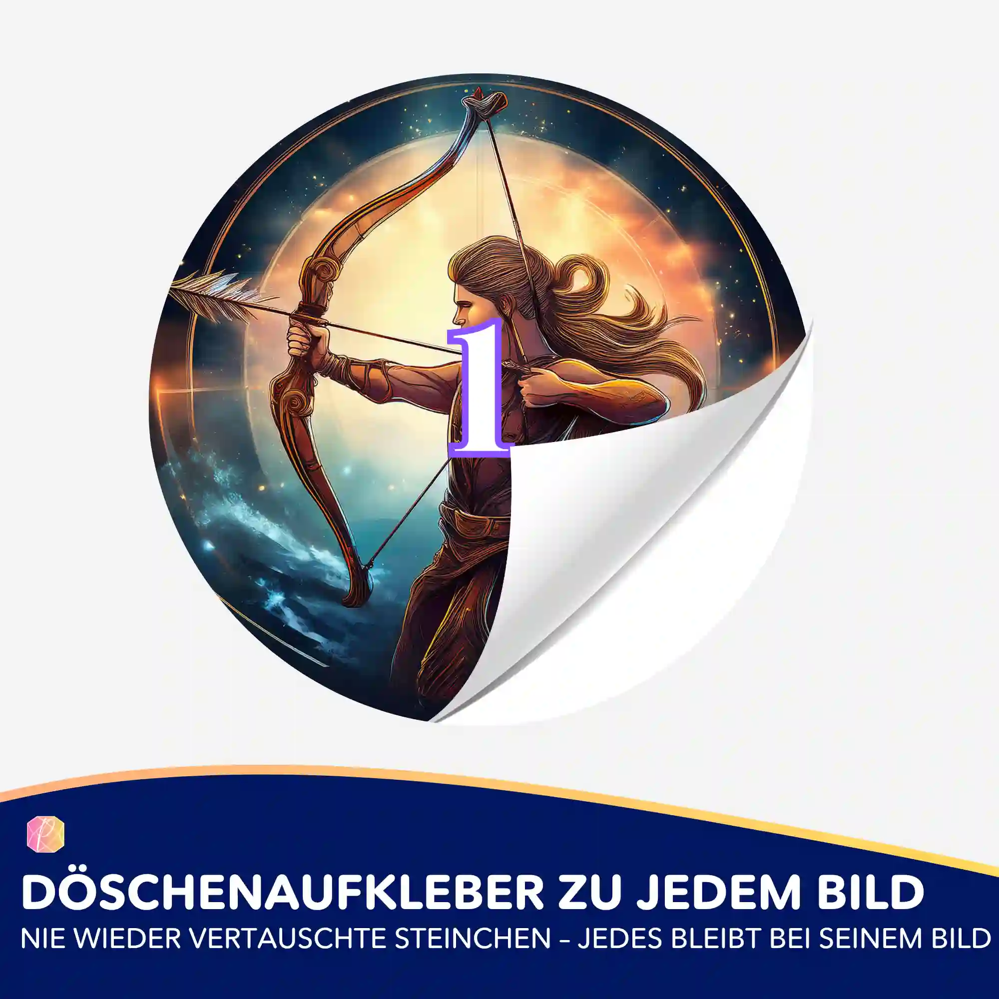 Döschenaufkleber - Sternzeichen Schütze "Limited Edition" - Image 2