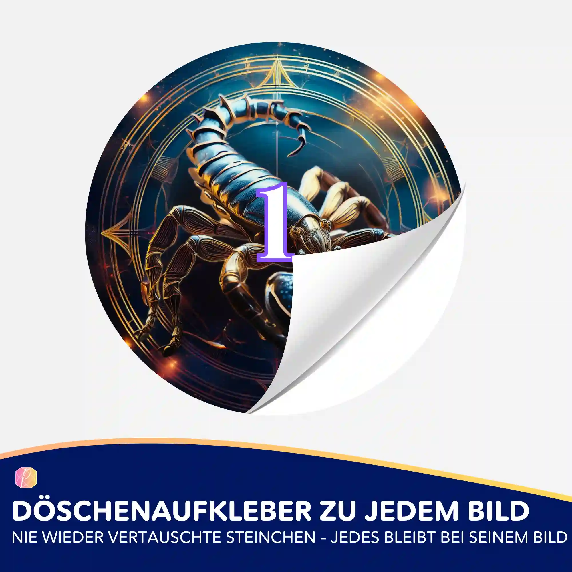 Döschenaufkleber - Sternzeichen Skorpion "Limited Edition" - Image 2