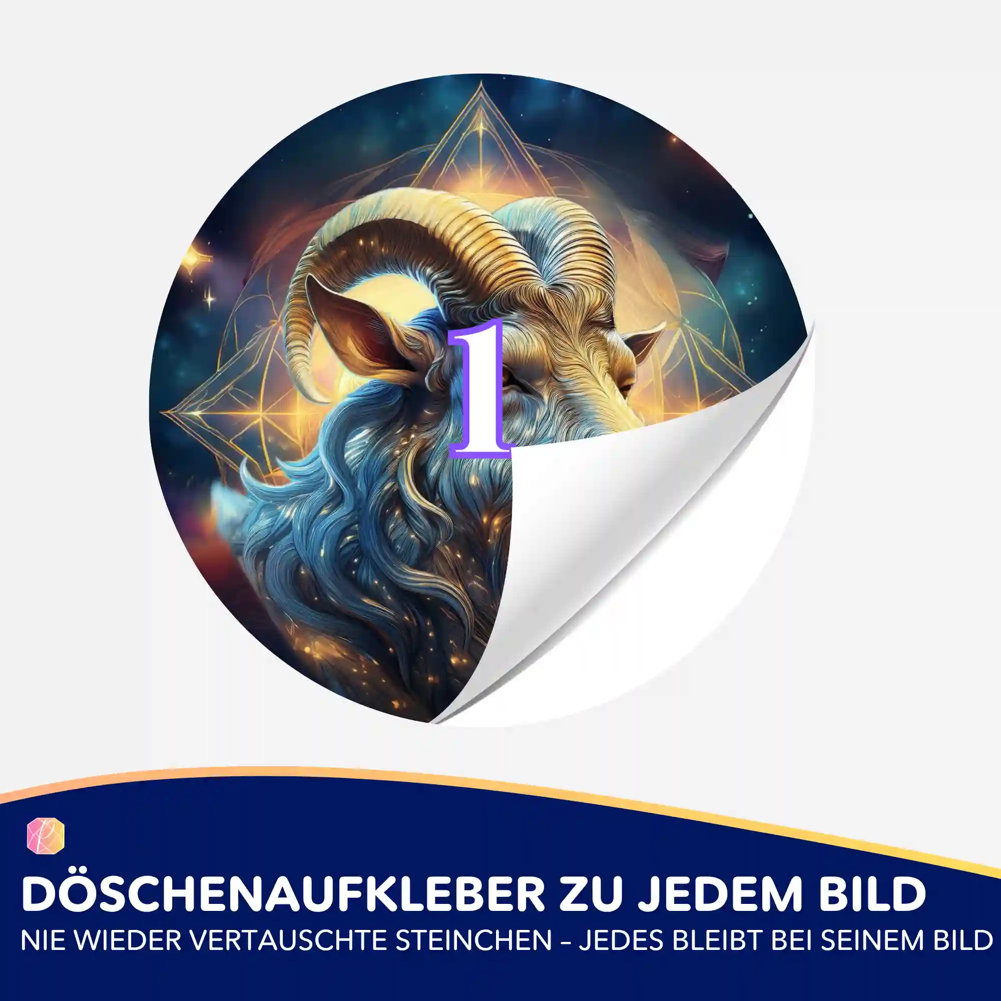 Döschenaufkleber - Sternzeichen Steinbock "Limited Edition" - Image 2