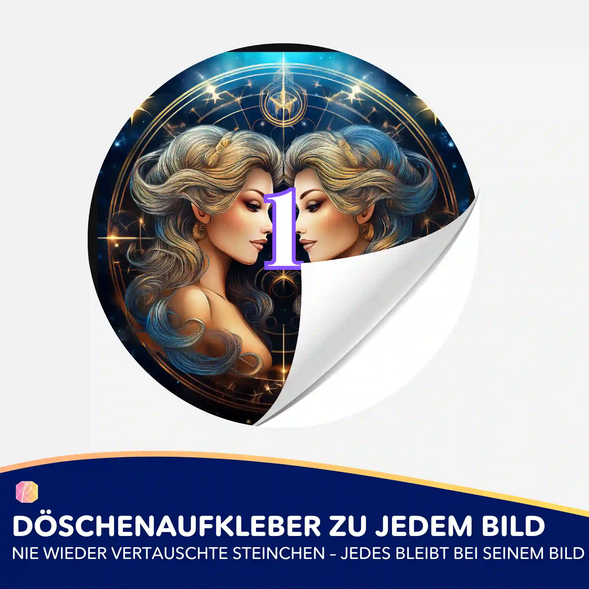 Döschenaufkleber - Sternzeichen Zwilling "Limited Edition" - Image 2
