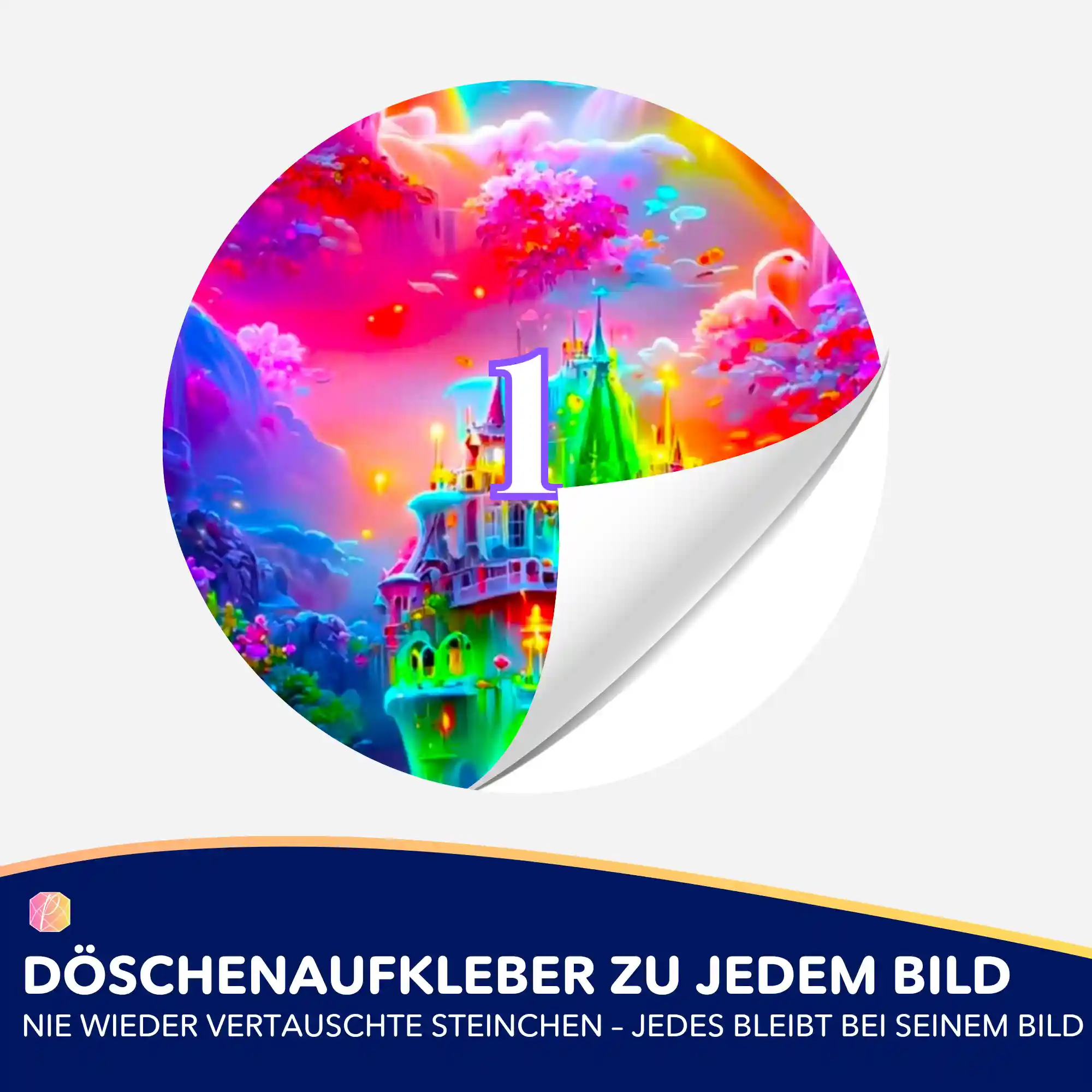 Döschenaufkleber - Traumland in der Fantasie - Image 2