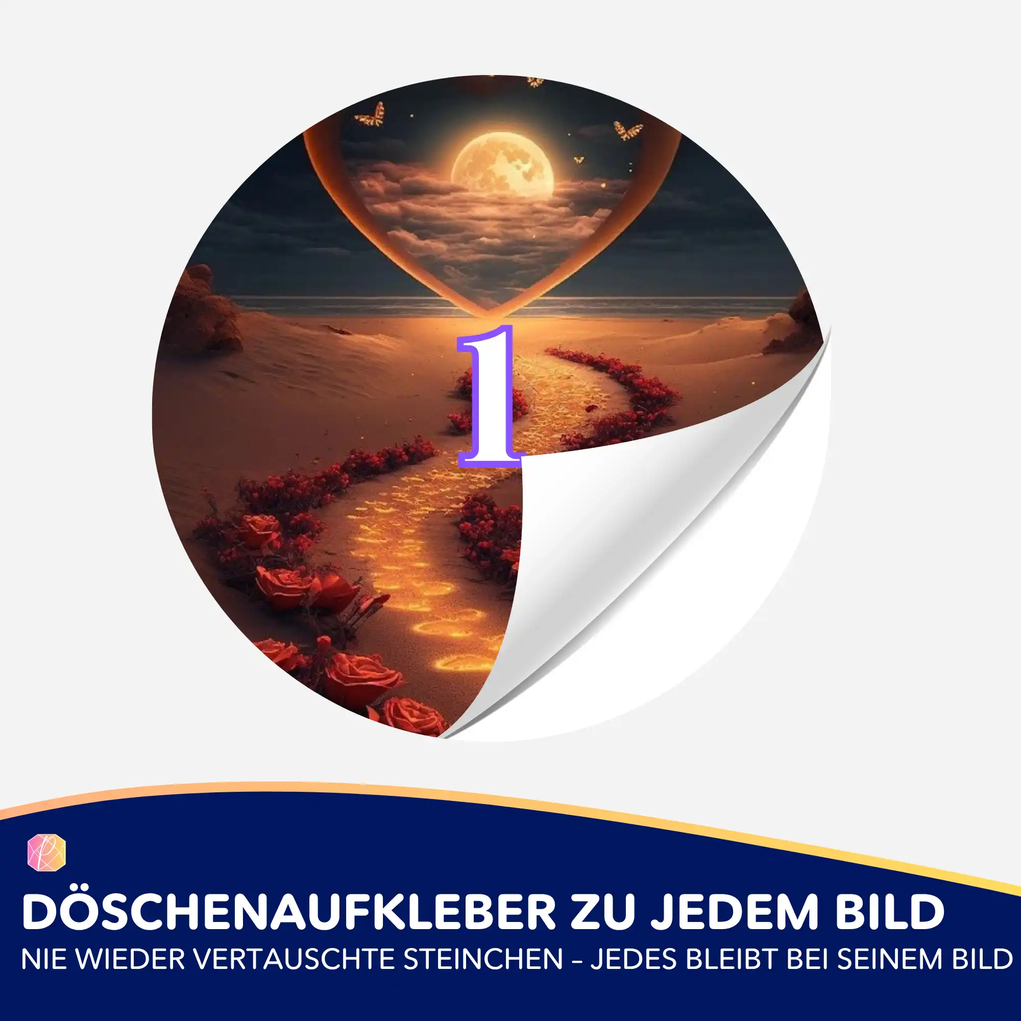 Döschenaufkleber - Weg der Liebe - Image 2