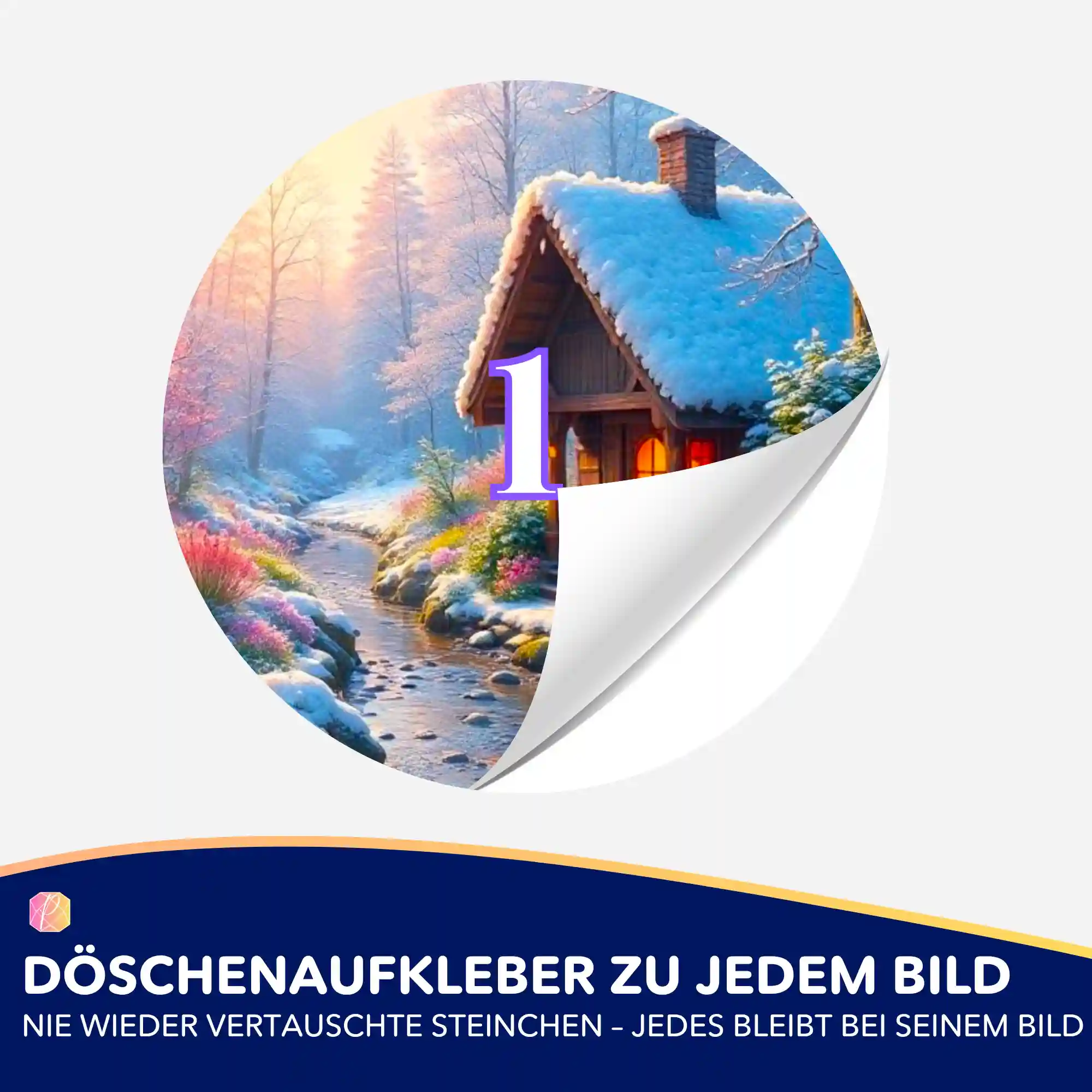 Döschenaufkleber - Wintermorgen "Limited Edition" - Image 2