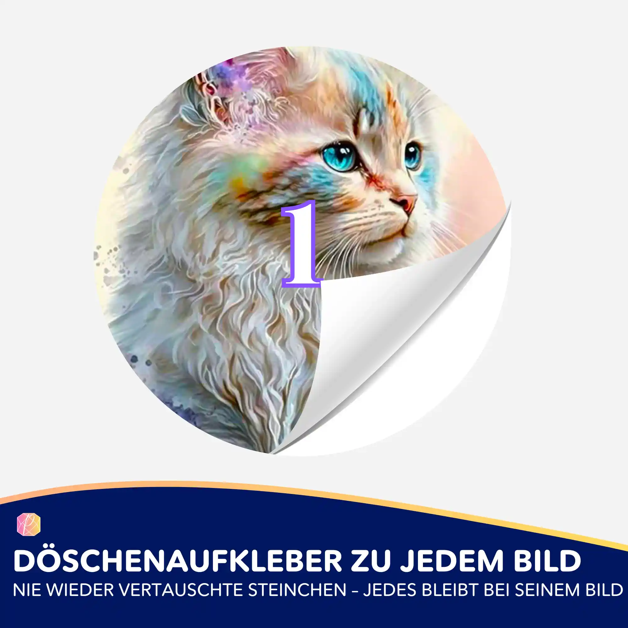 Döschenaufkleber - Zartes Kätzchen - Image 2