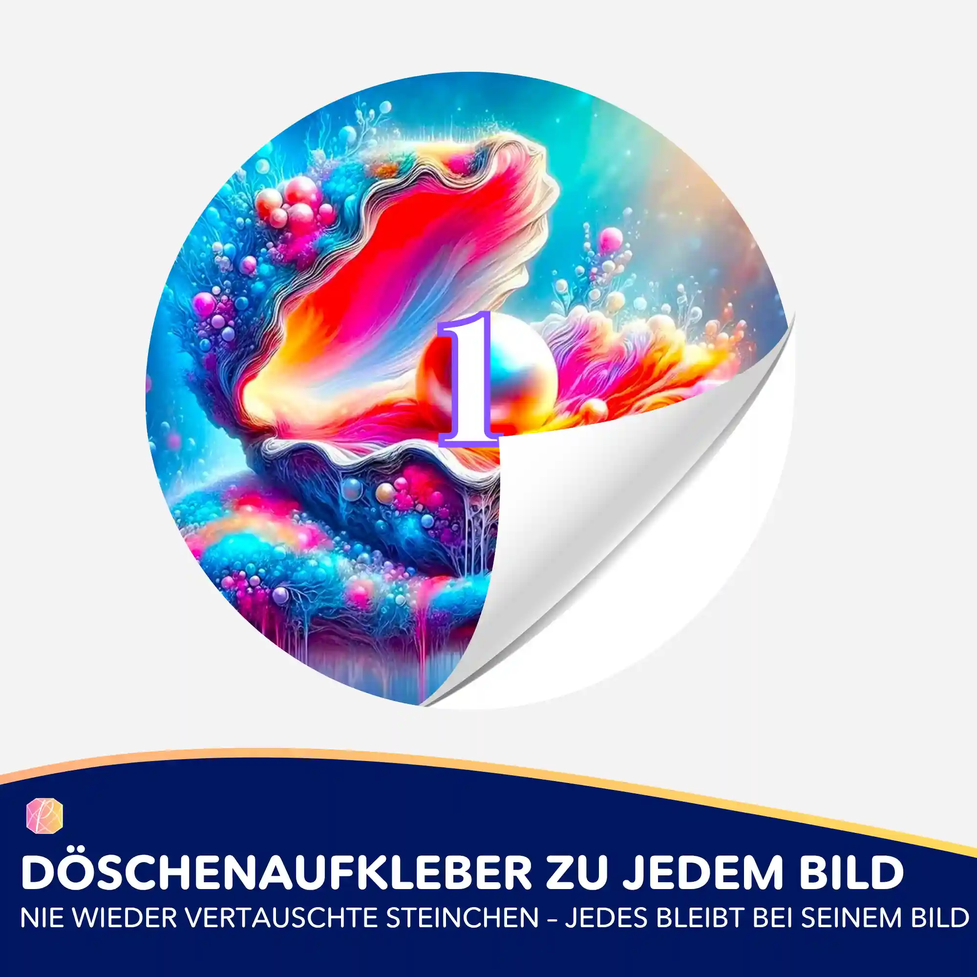 Döschenaufkleber - Zauber des Meeres - Image 2