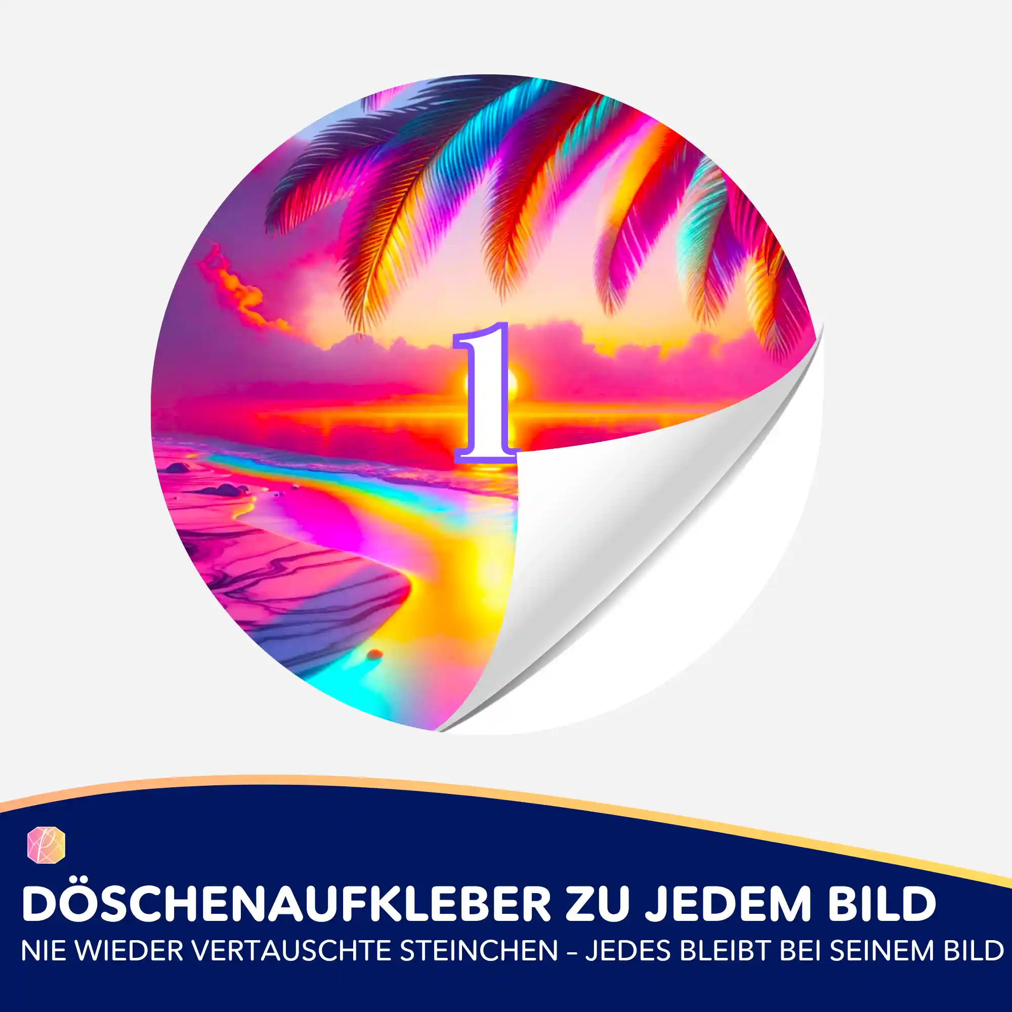 Döschenaufkleber - Zauberstrand - Image 2