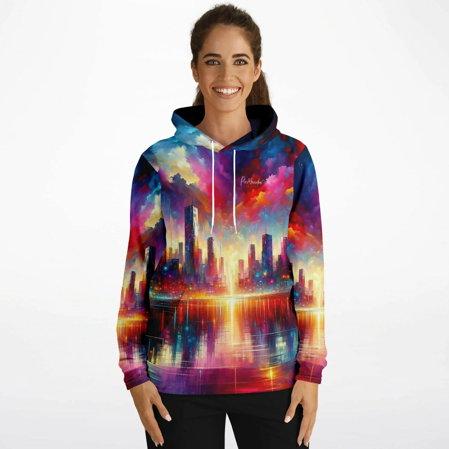 Dreamer Hoodie - Abstrakte Skyline "Limited Edition" - Image 5