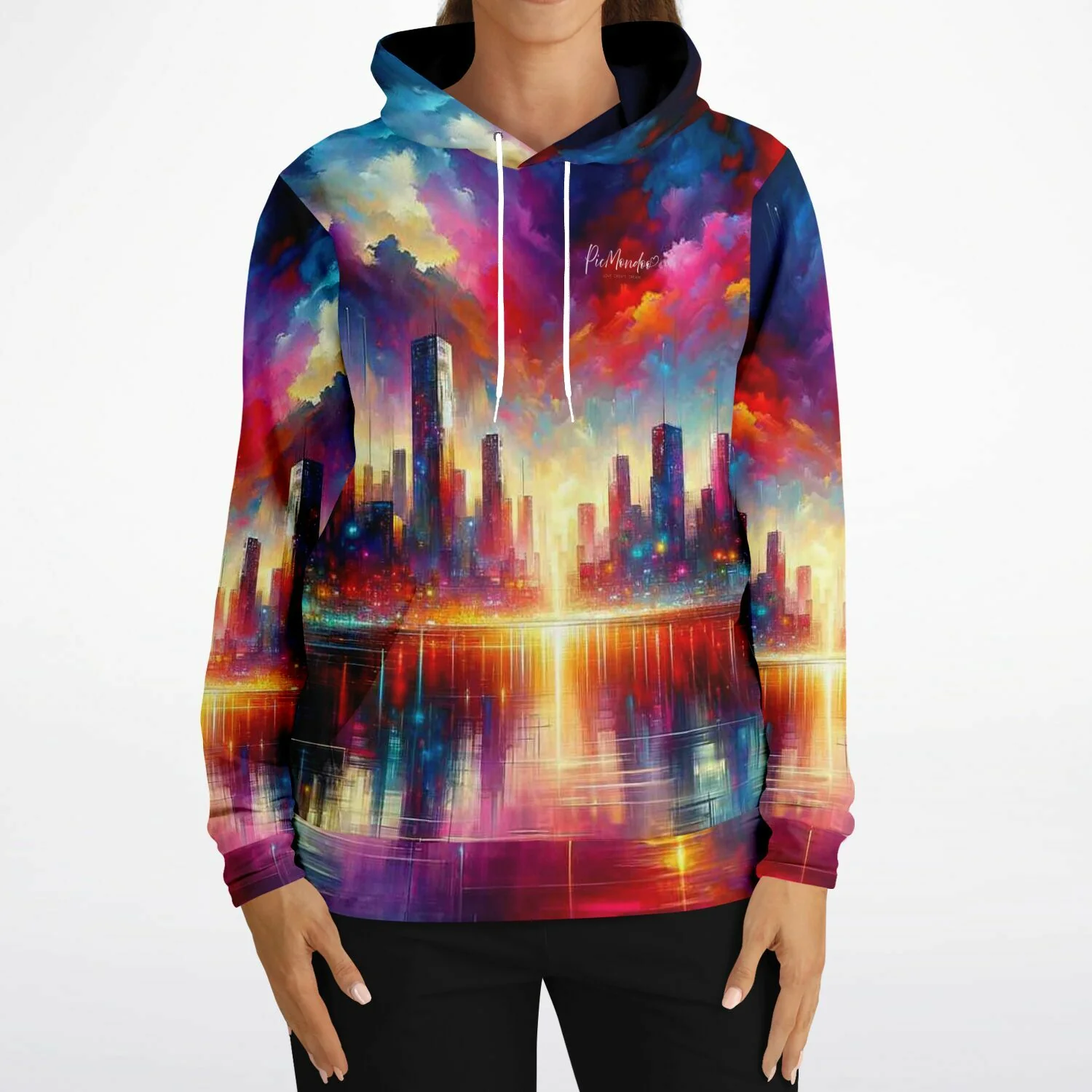 Dreamer Hoodie - Abstrakte Skyline "Limited Edition" - Image 6