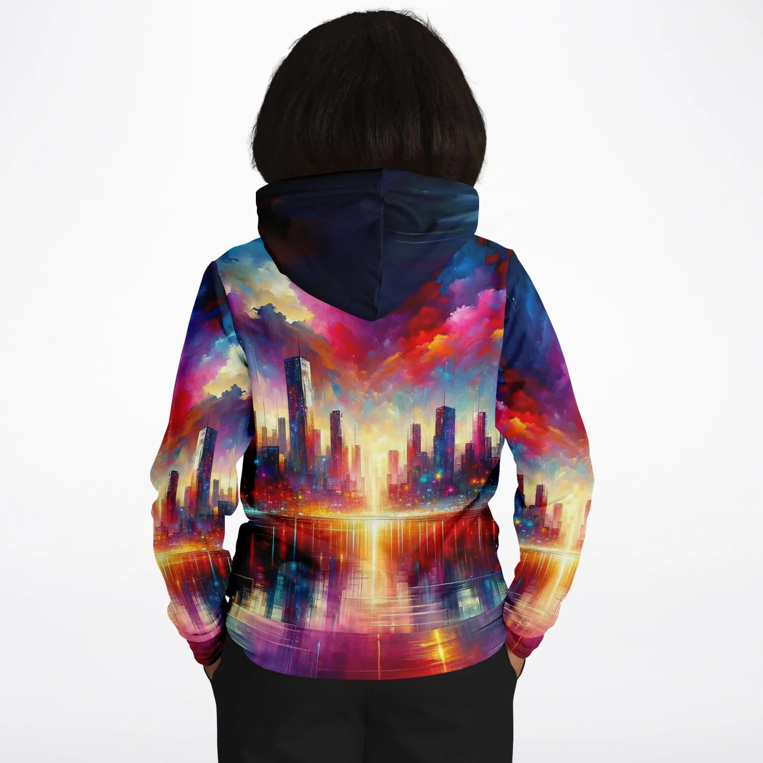 Dreamer Hoodie - Abstrakte Skyline "Limited Edition" - Image 7