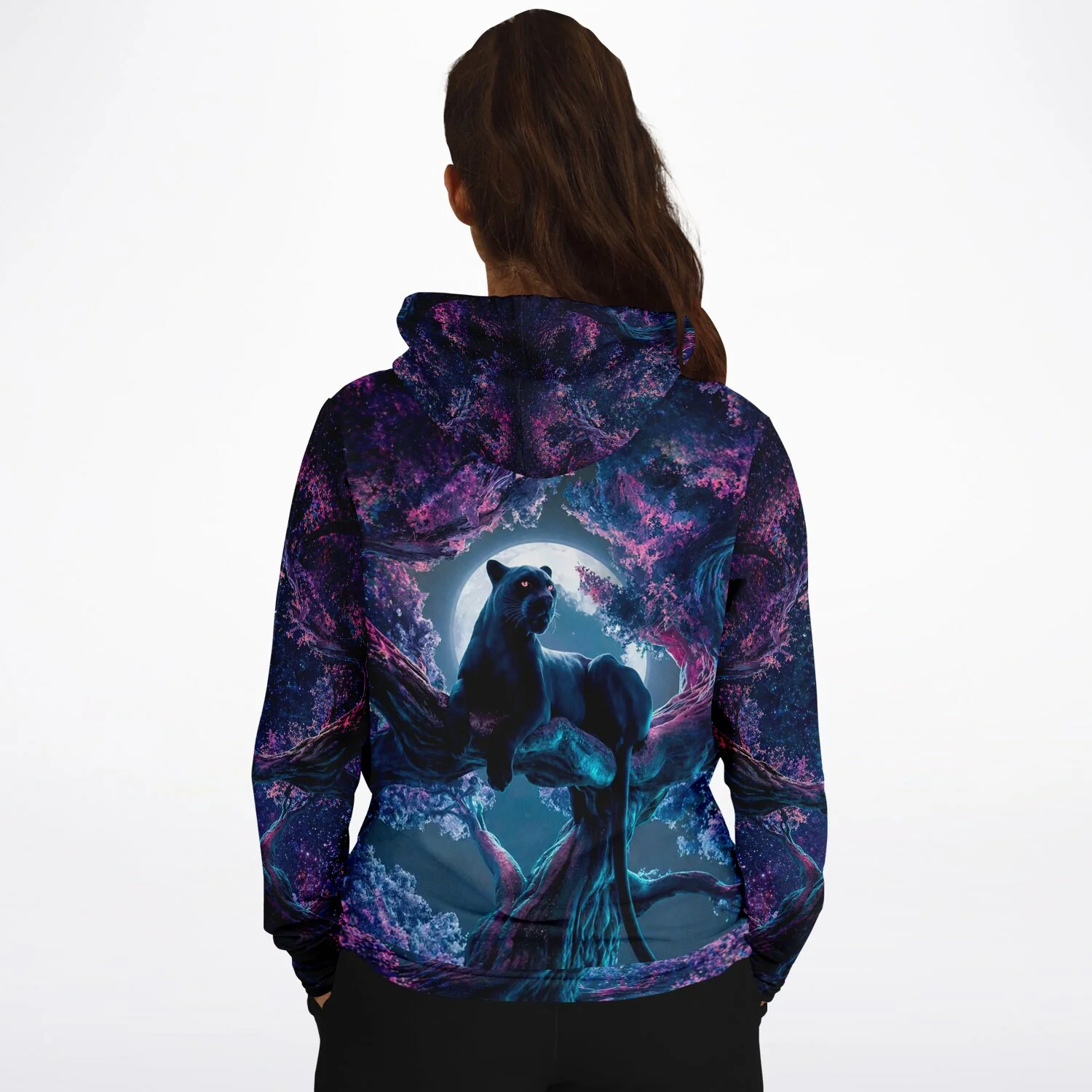 Dreamer Hoodie - Black Panther Kirschblütentraum - Image 3