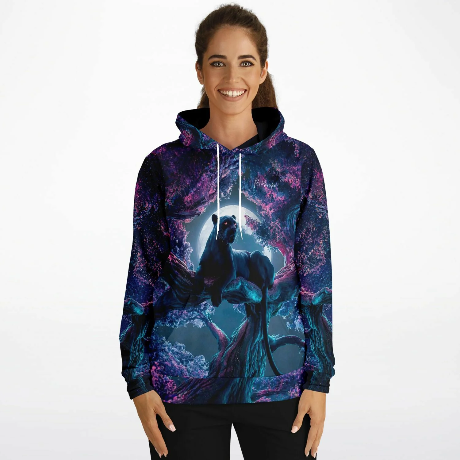 Dreamer Hoodie - Black Panther Kirschblütentraum - Image 5