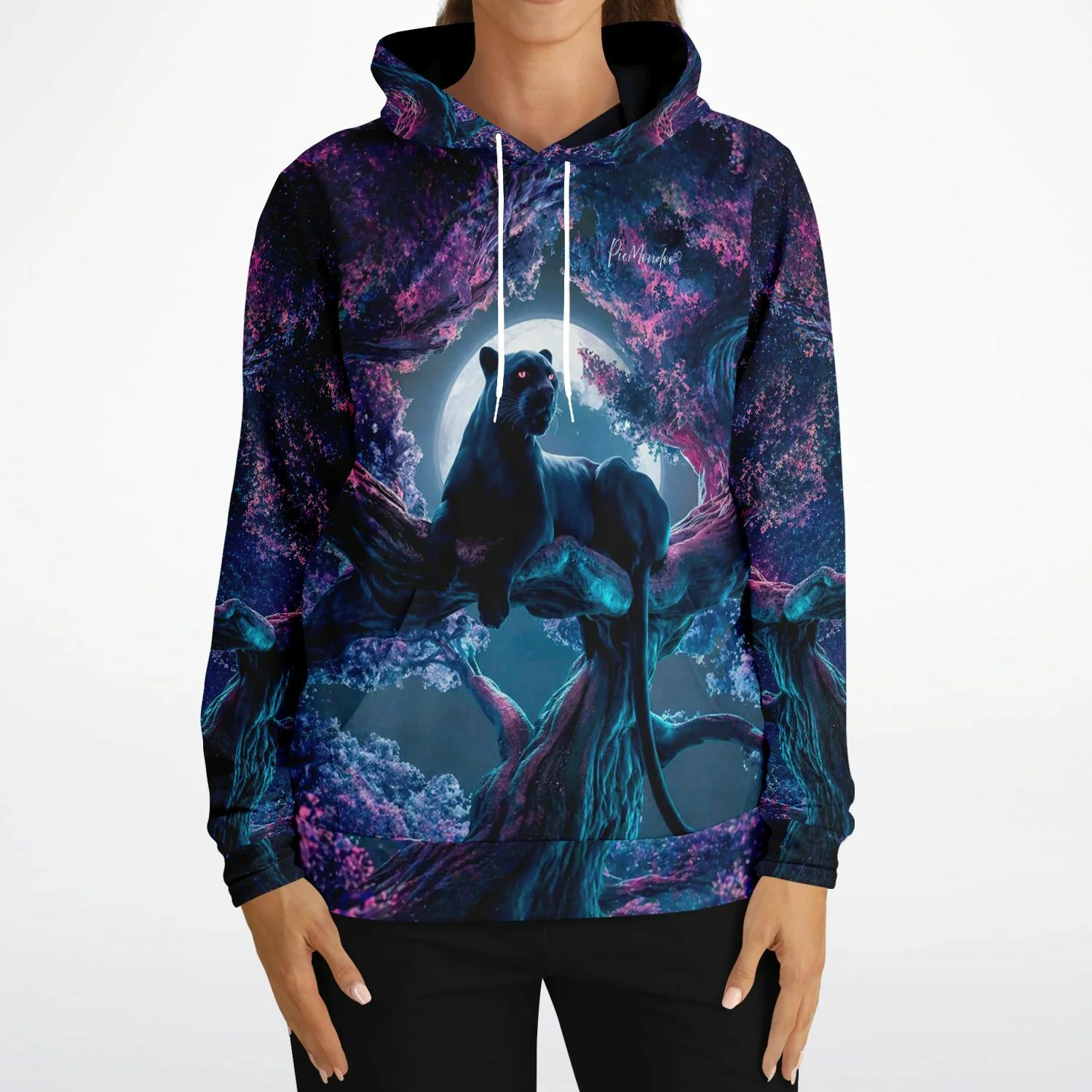 Dreamer Hoodie - Black Panther Kirschblütentraum - Image 6