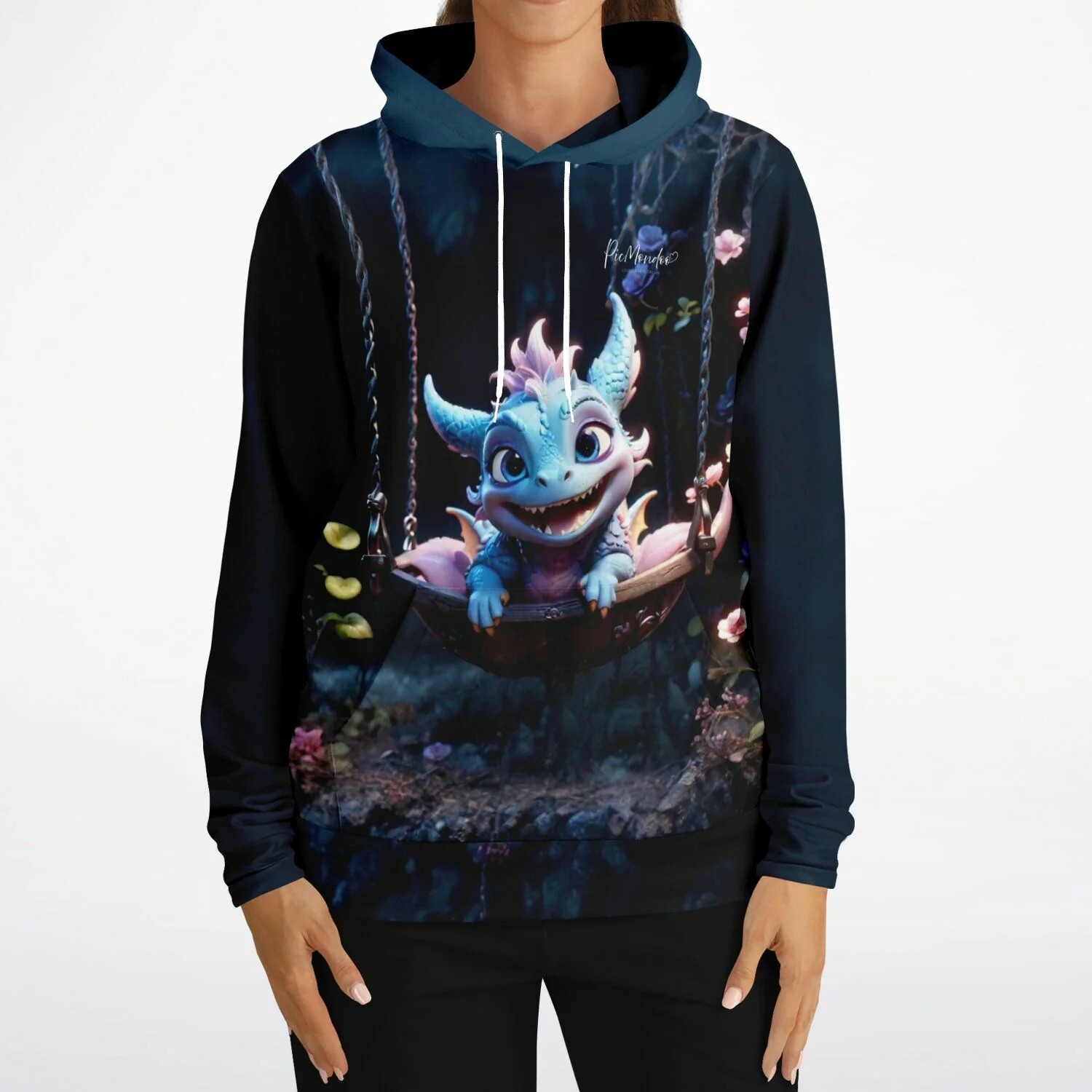 Dreamer Hoodie - Blue Flatter Dragon - Image 6