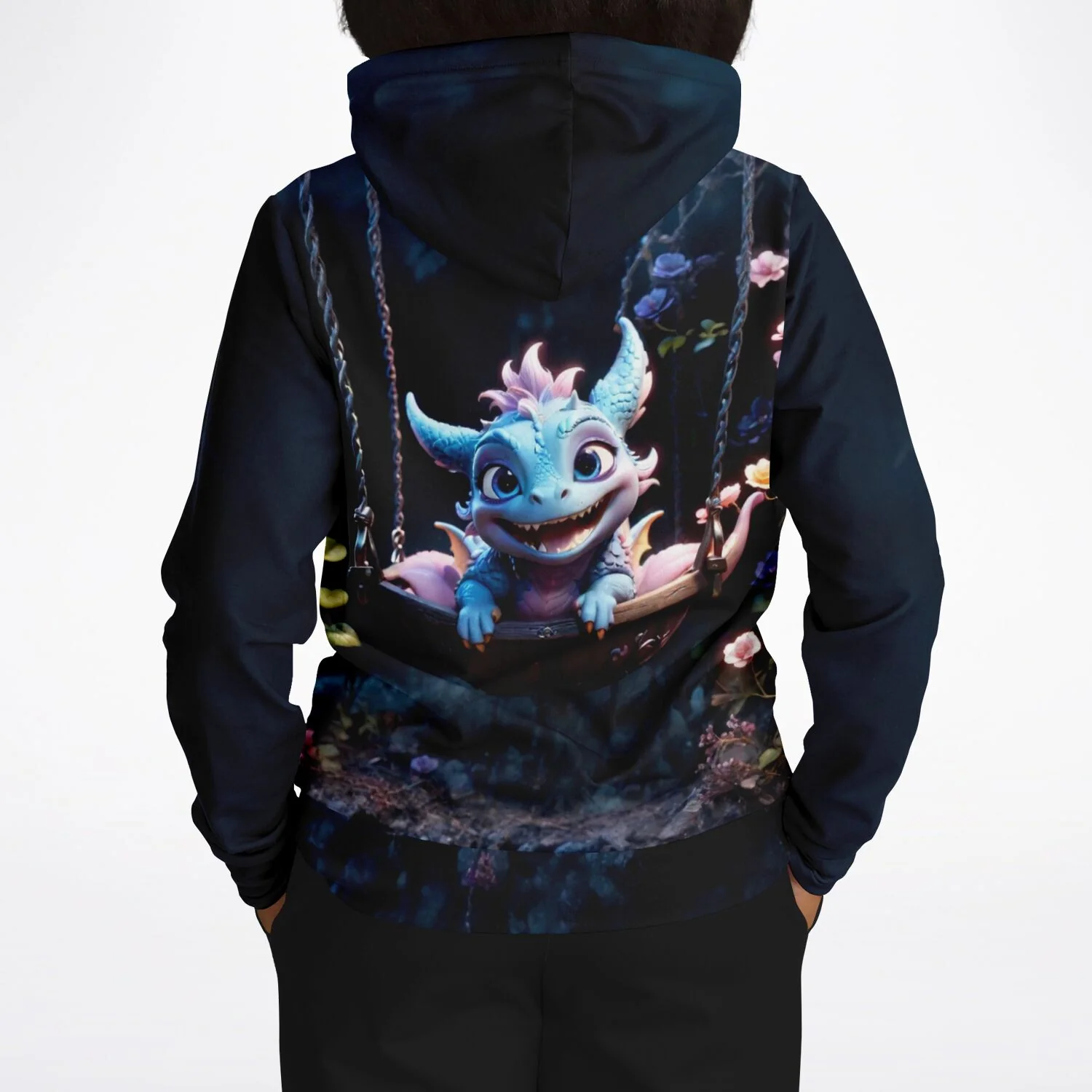 Dreamer Hoodie - Blue Flatter Dragon - Image 8